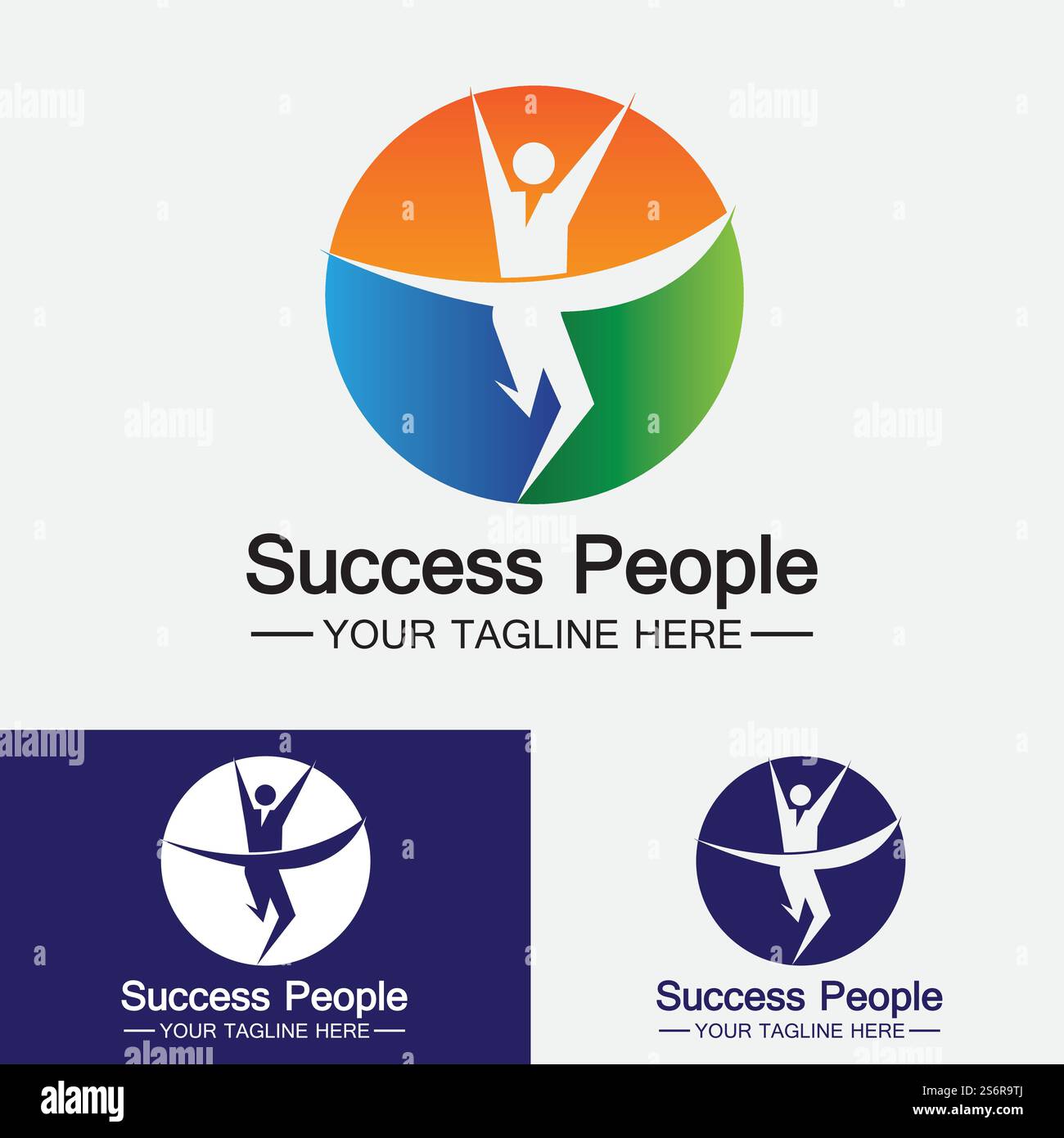 Success People Logo Vector Design Template Stock Vector Image & Art - Alamy