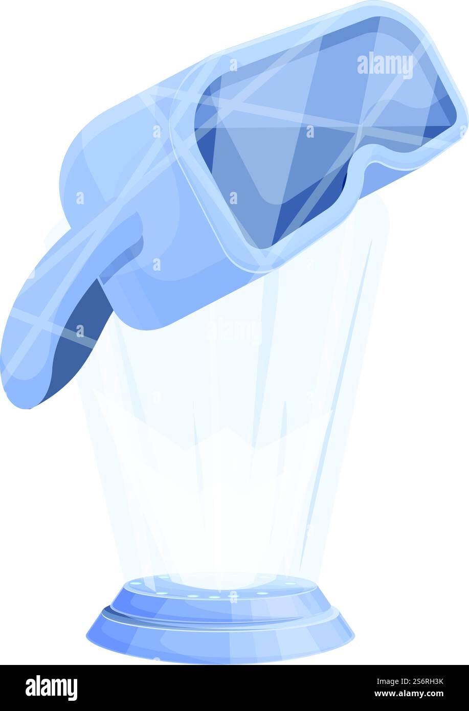 Virtual Reality Hologram Icon Cartoon Vector Vr Technology Digital