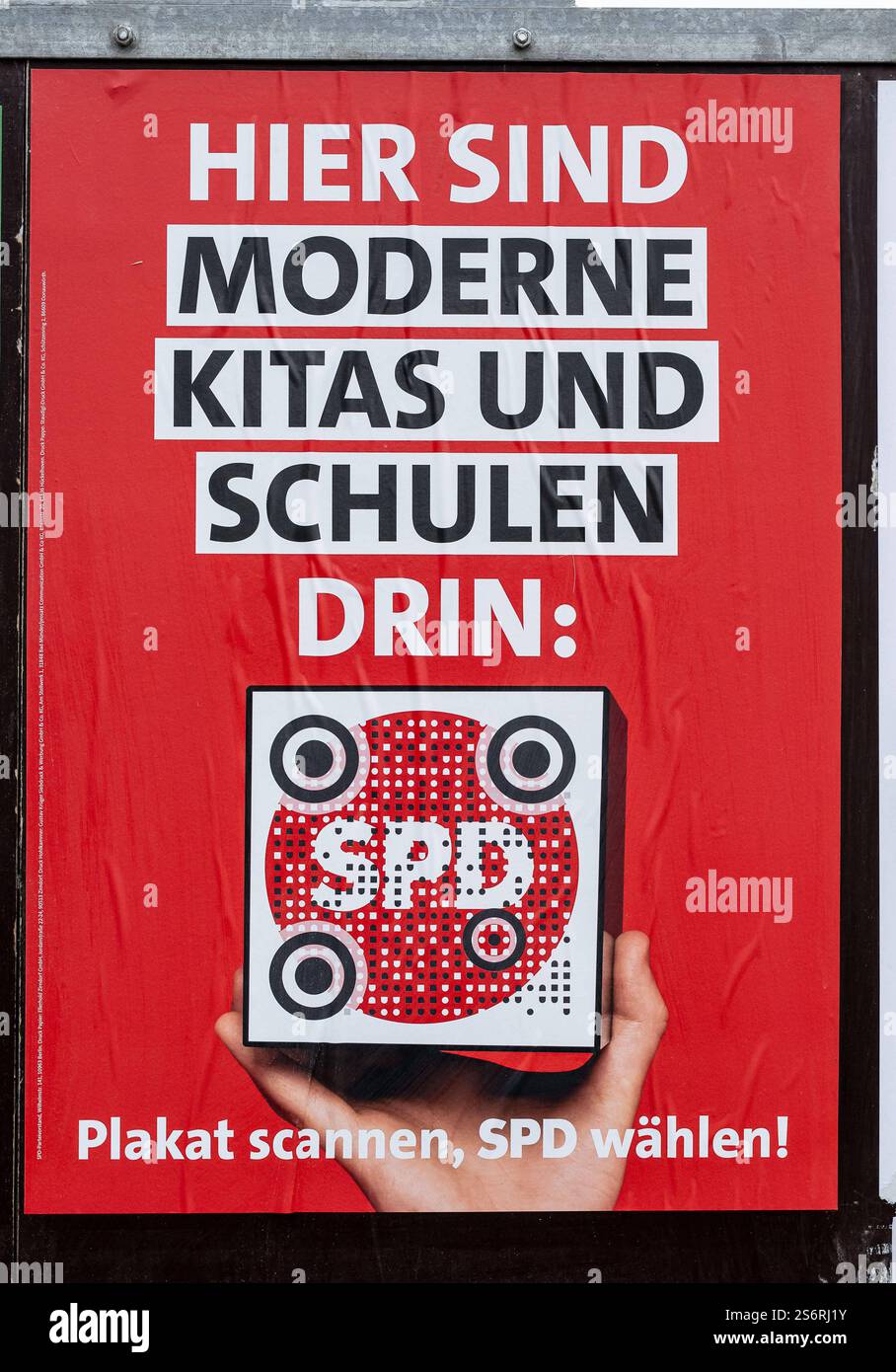 stellenanzeige mit qr code