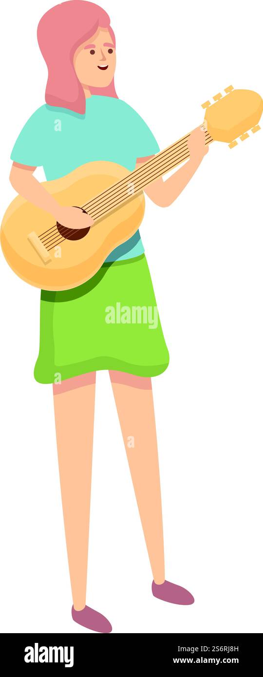 Camping Activity Icon Cartoon Vector Summer Camp School Adventure