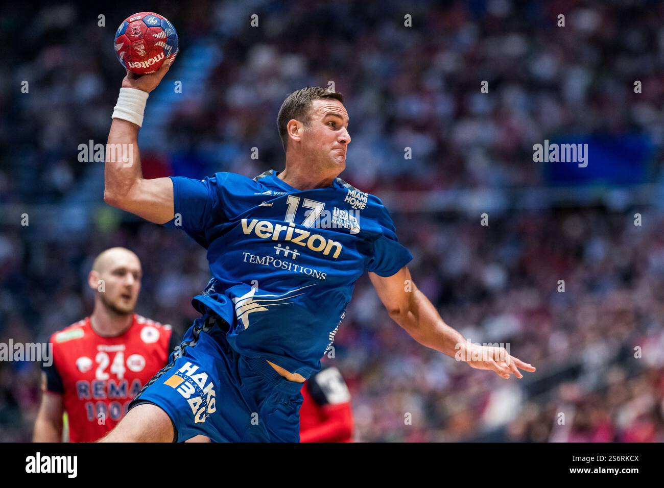 250117 Andrew Donlin of USA during the 2025 IHF World Men's Handball