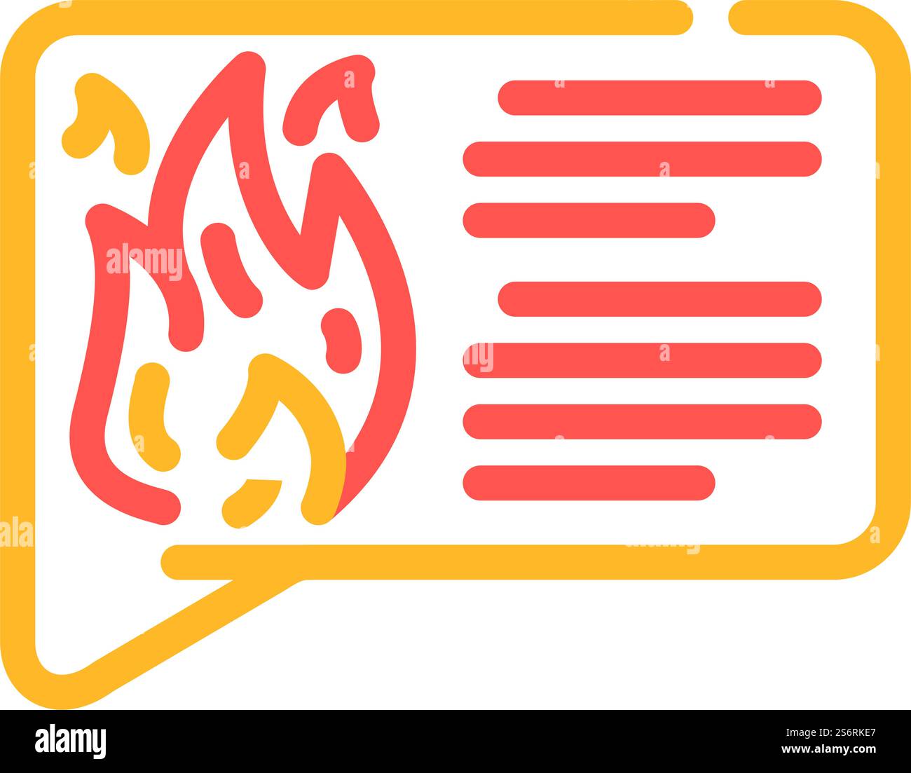 speech motivation color icon vector. speech motivation sign. isolated ...