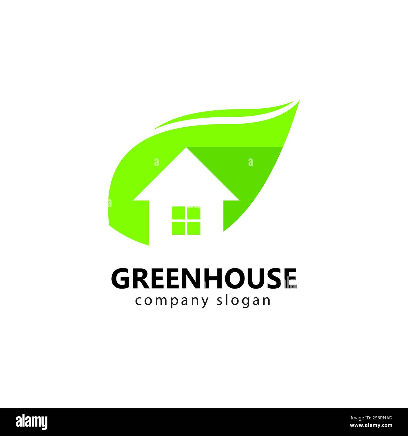 green house logo design illustration Stock Vector Image & Art - Alamy