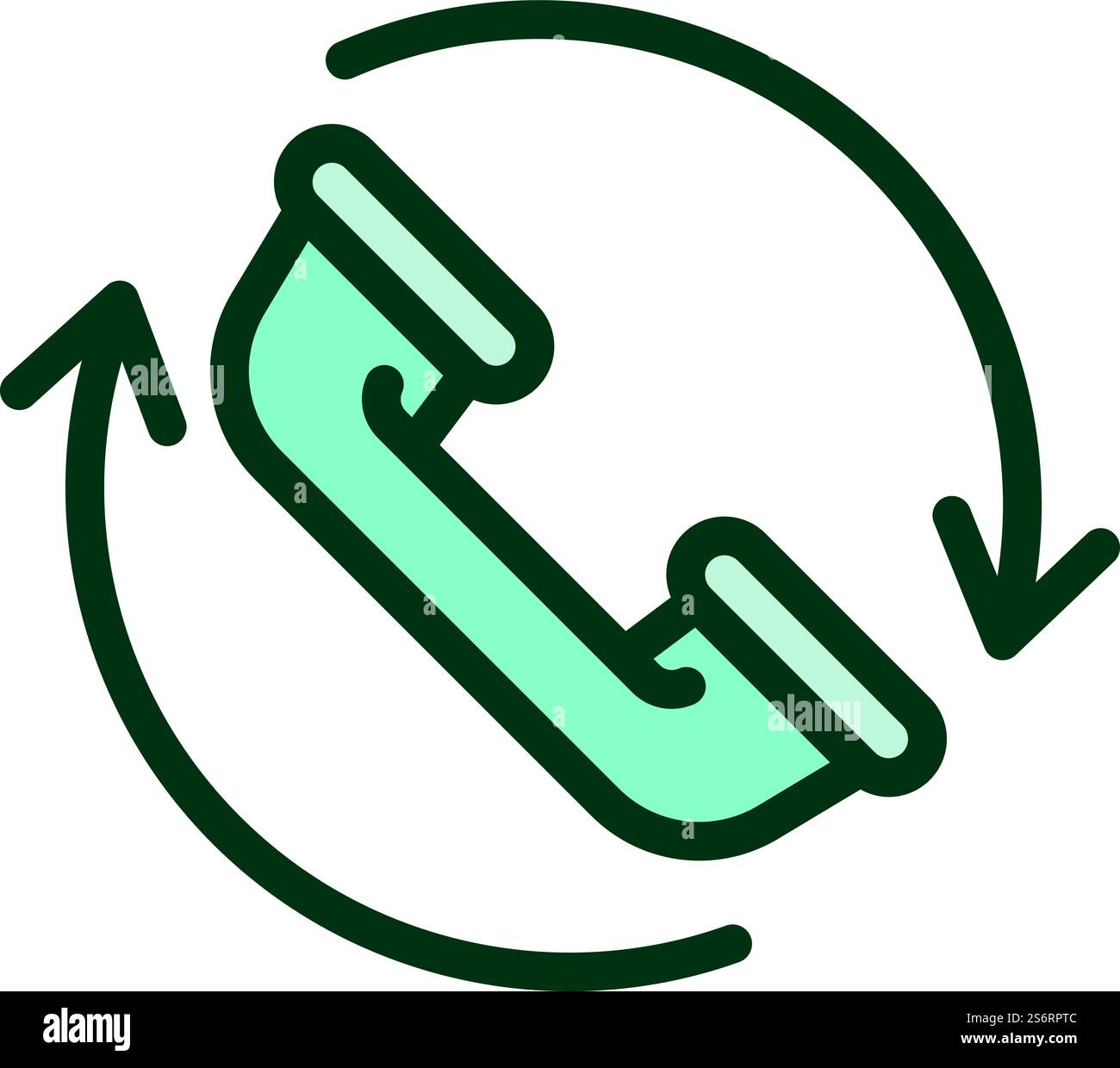 Service call icon outline vector. Center work. Job worker. Service call ...