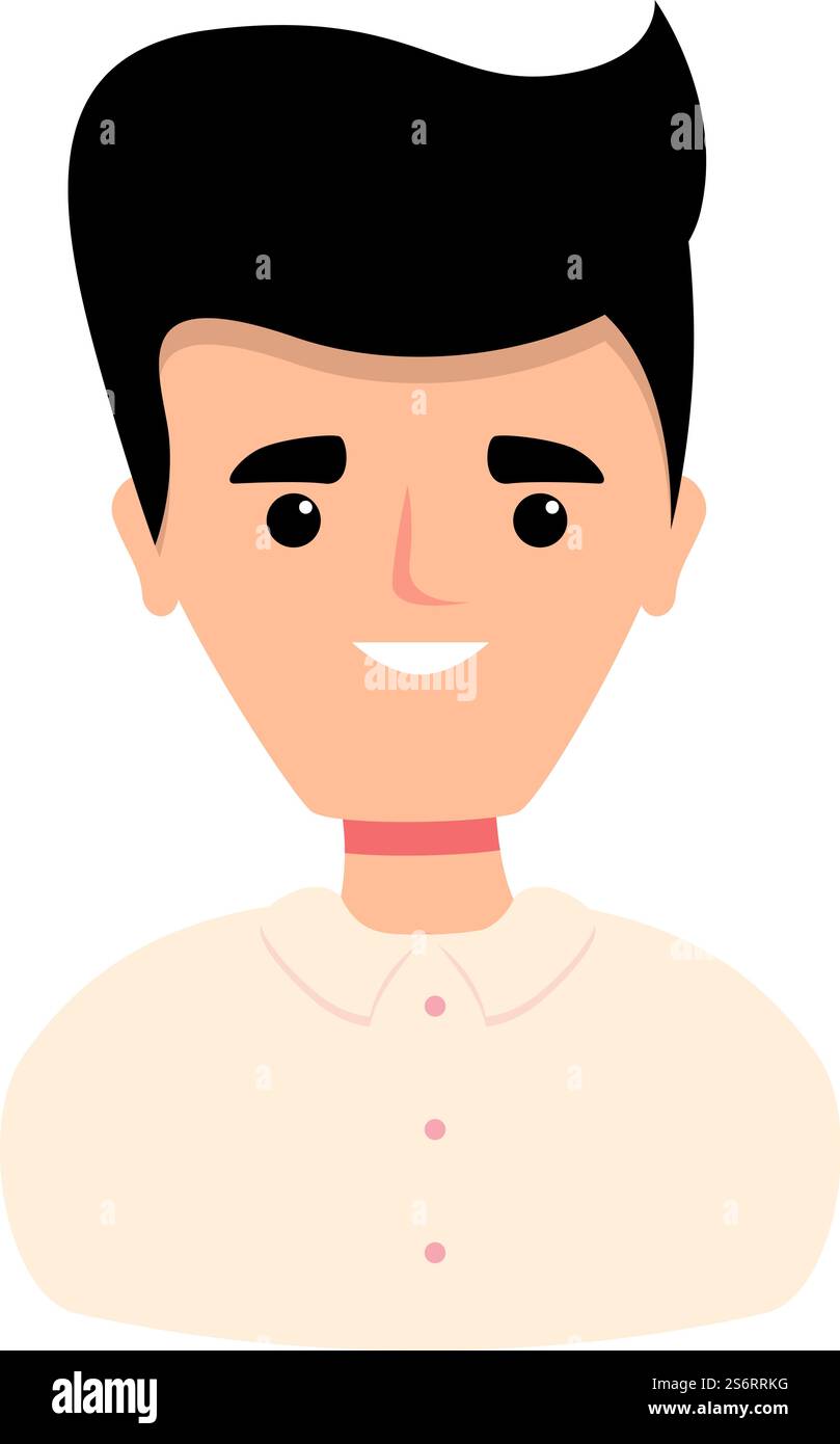 Boy candidate icon cartoon vector. Employee job. Person search. Boy ...