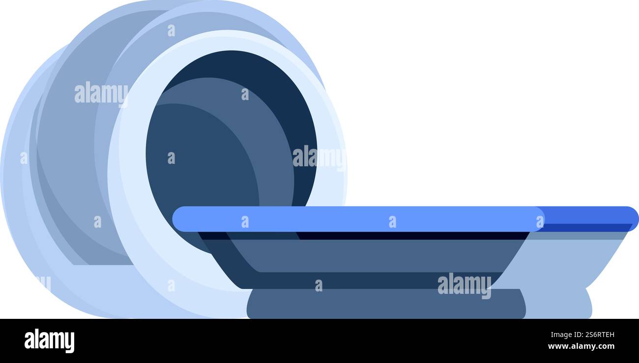 Magnetic mri icon cartoon vector. Scan tomography. Ct machine. Magnetic ...
