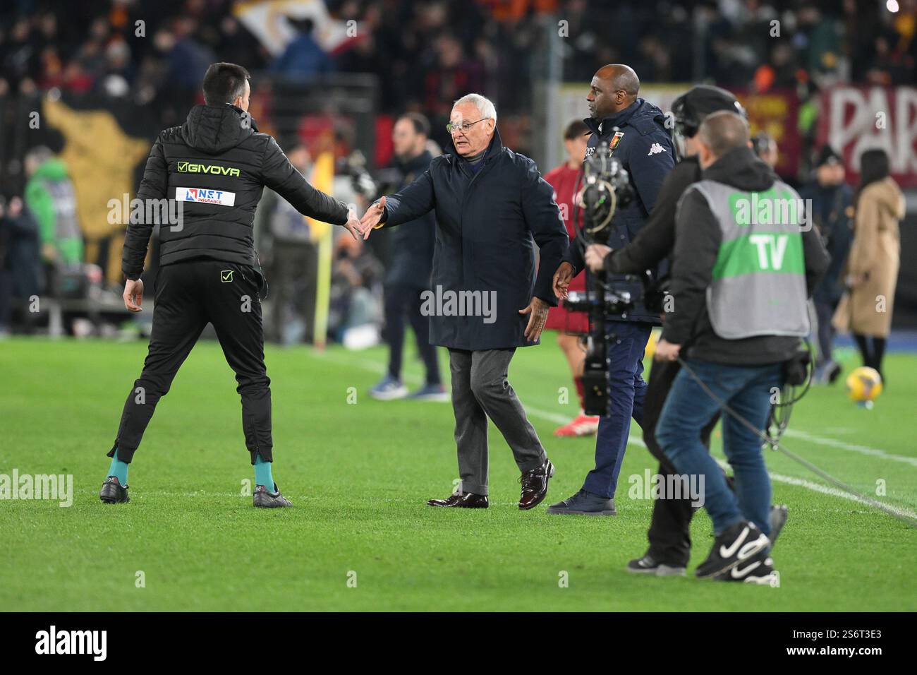 As Roma Coach Olimpico Stadium, Rome, Italy - Claudio Ranieri head coach of AS Roma ...