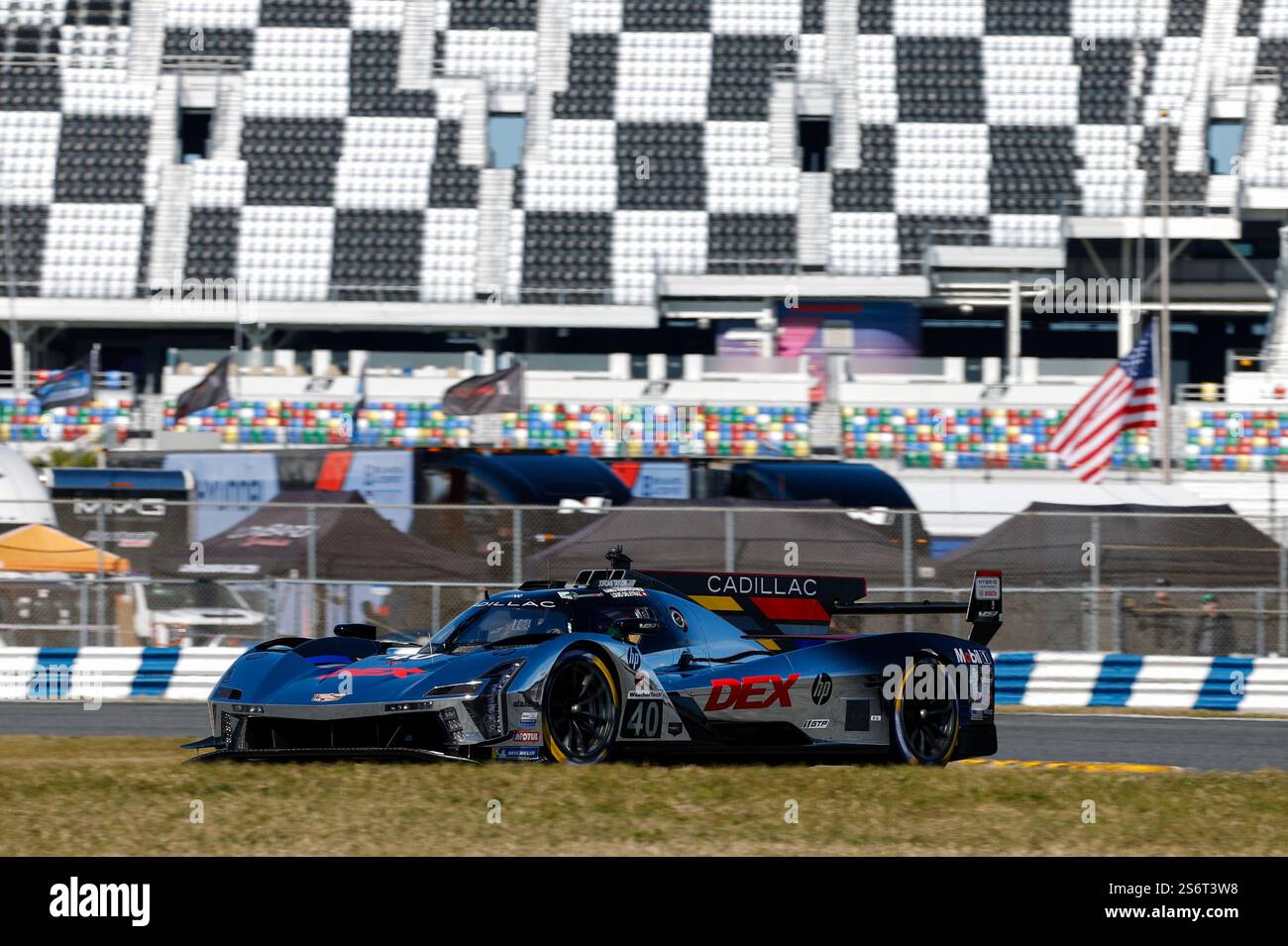 DAYTONA BEACH, FL - JANUARY 17: The #40 Cadillac Wayne Taylor Racing ...
