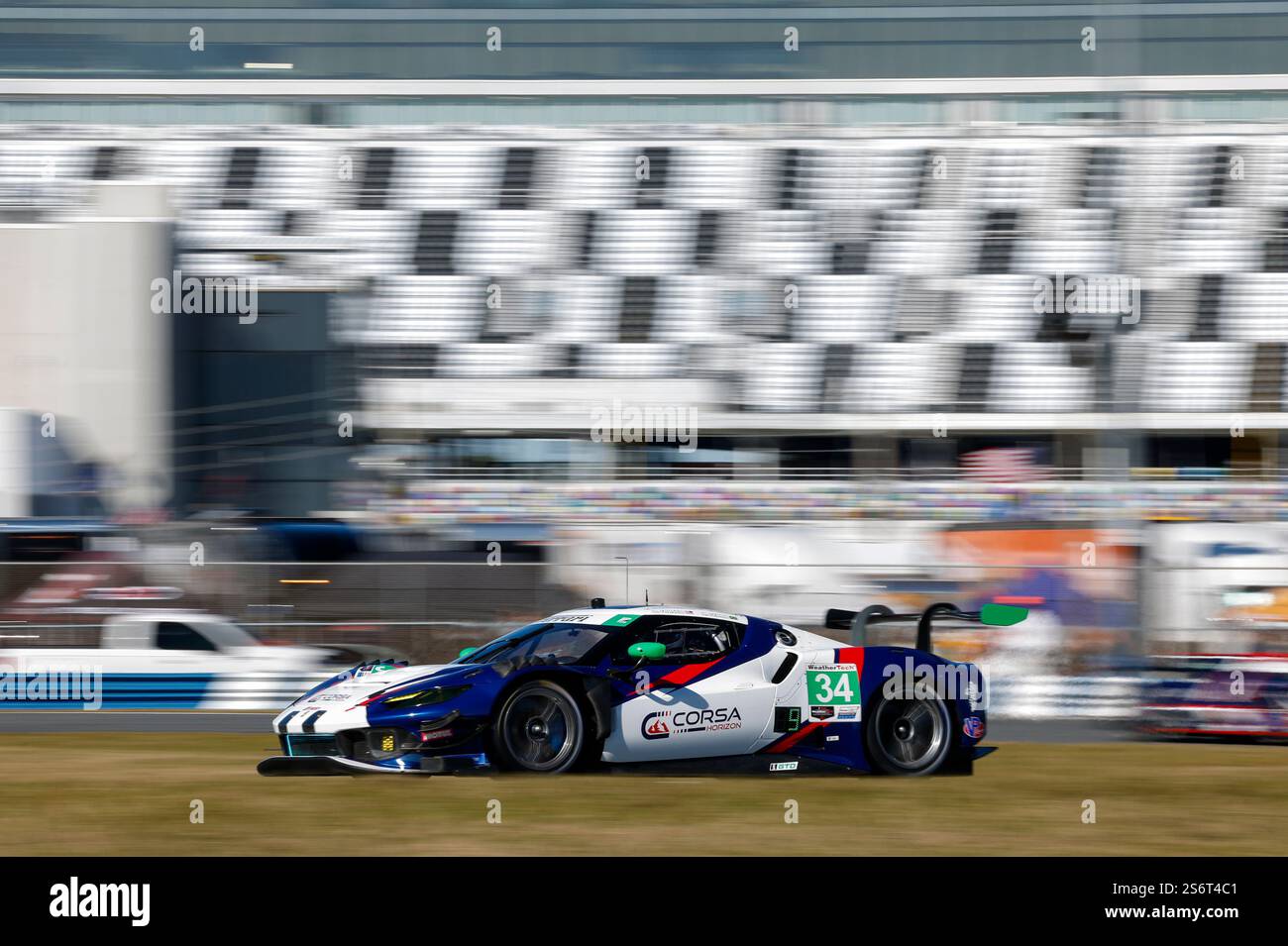 DAYTONA BEACH, FL - JANUARY 17: The #34 Conquest Racing Ferrari 296 GT3 ...