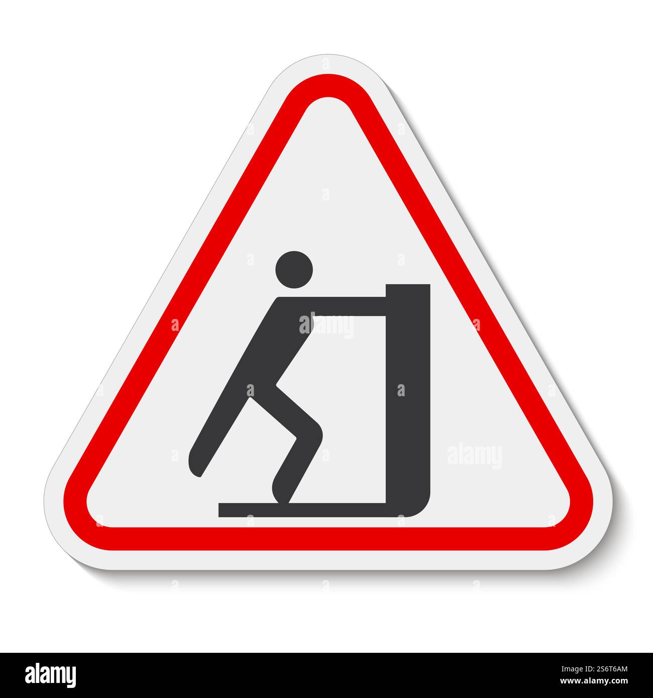 Symbol No Reaching label Stock Vector