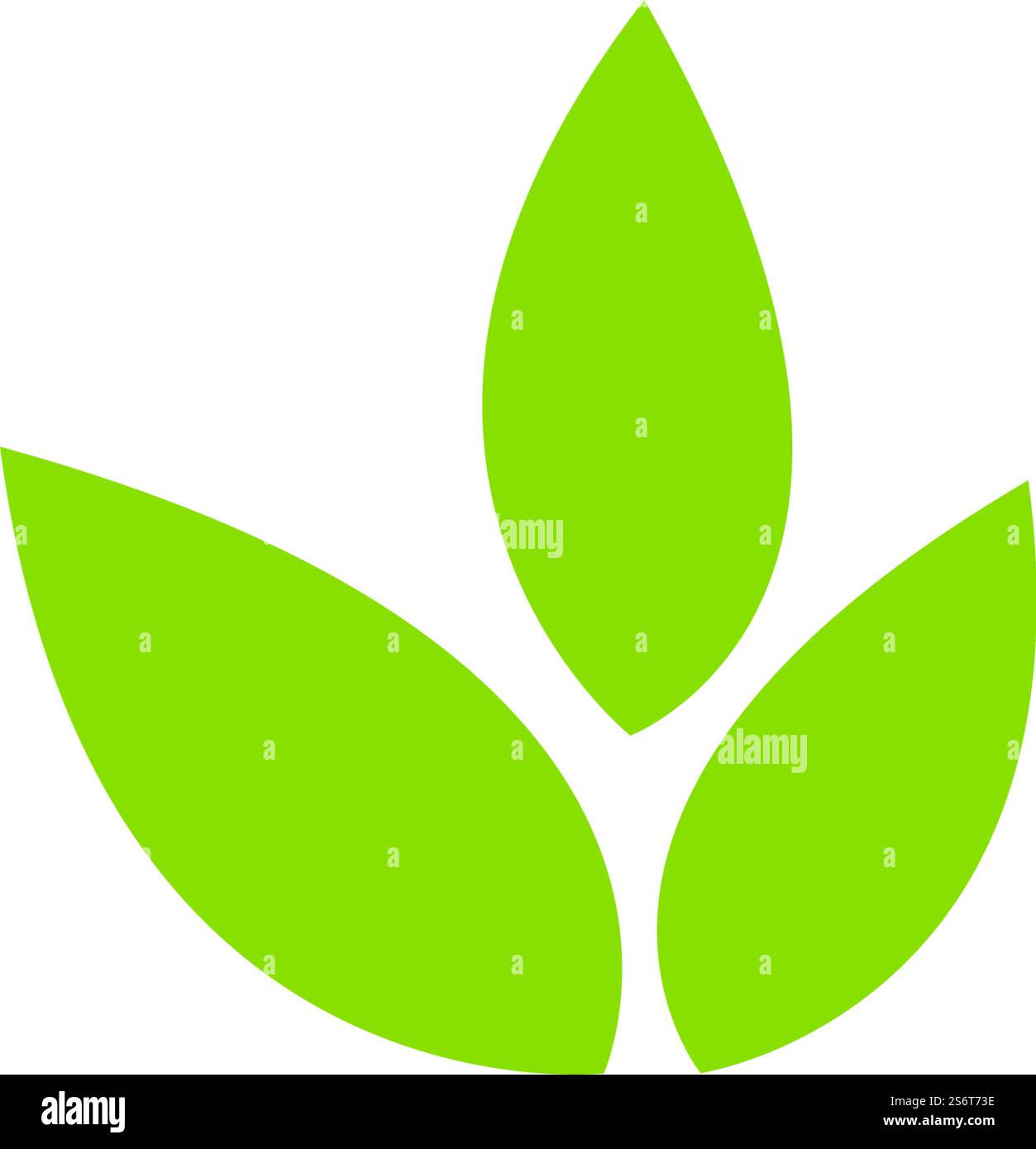 Green leaf illustration nature logo design Stock Vector Image & Art - Alamy