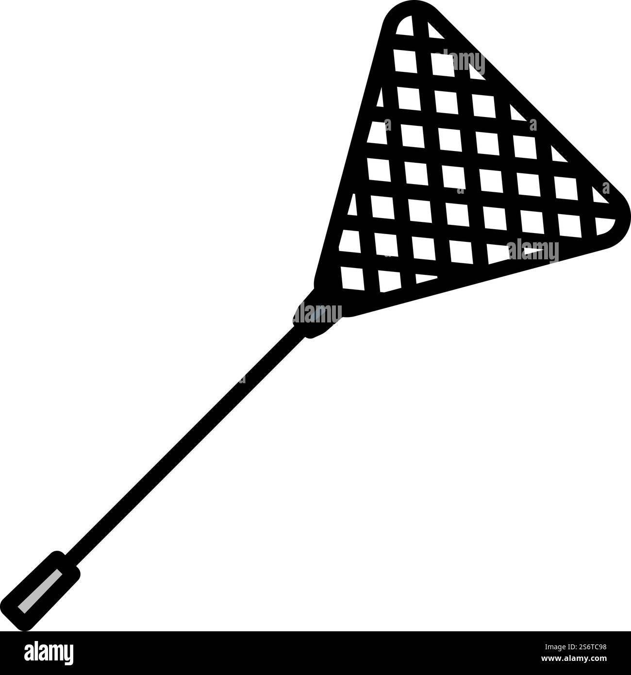 Icon Of Fishing Net. Editable Bold Outline With Color Fill Design ...