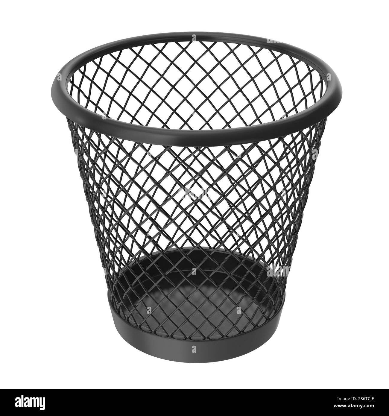 Trash Can , This is a 3d rendered computer generated image. Isolated on ...