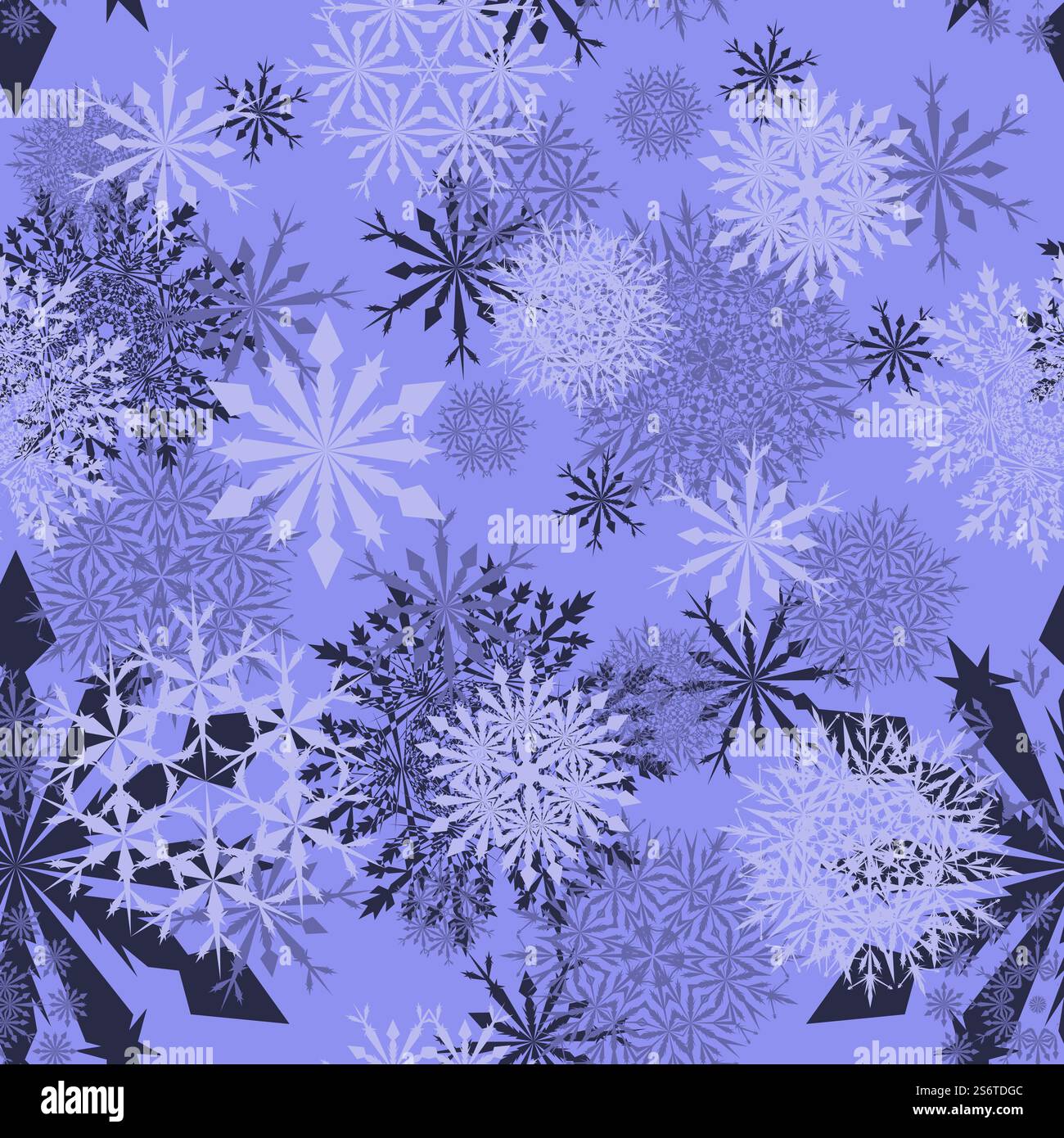 Winter Snowflake Colorful Background Seamless snowflakes background for winter and christmas theme. Very ...