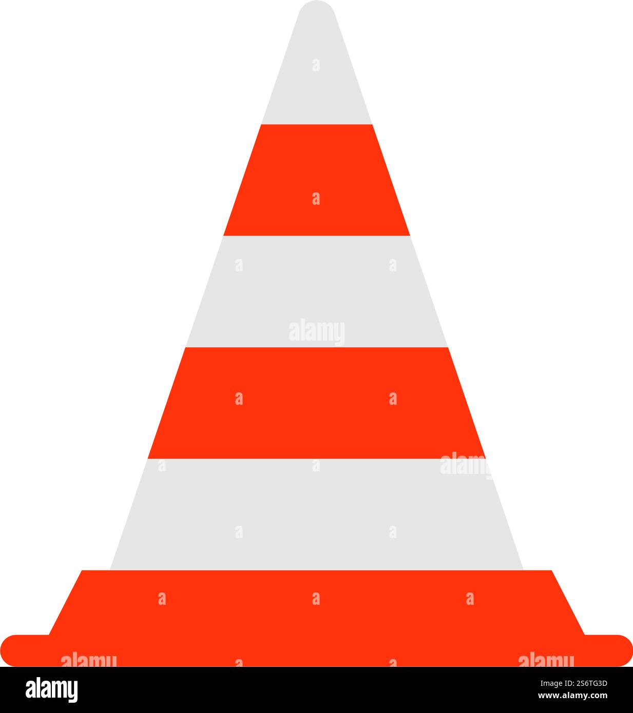 Traffic cone icon vector flat design Stock Vector Image & Art - Alamy