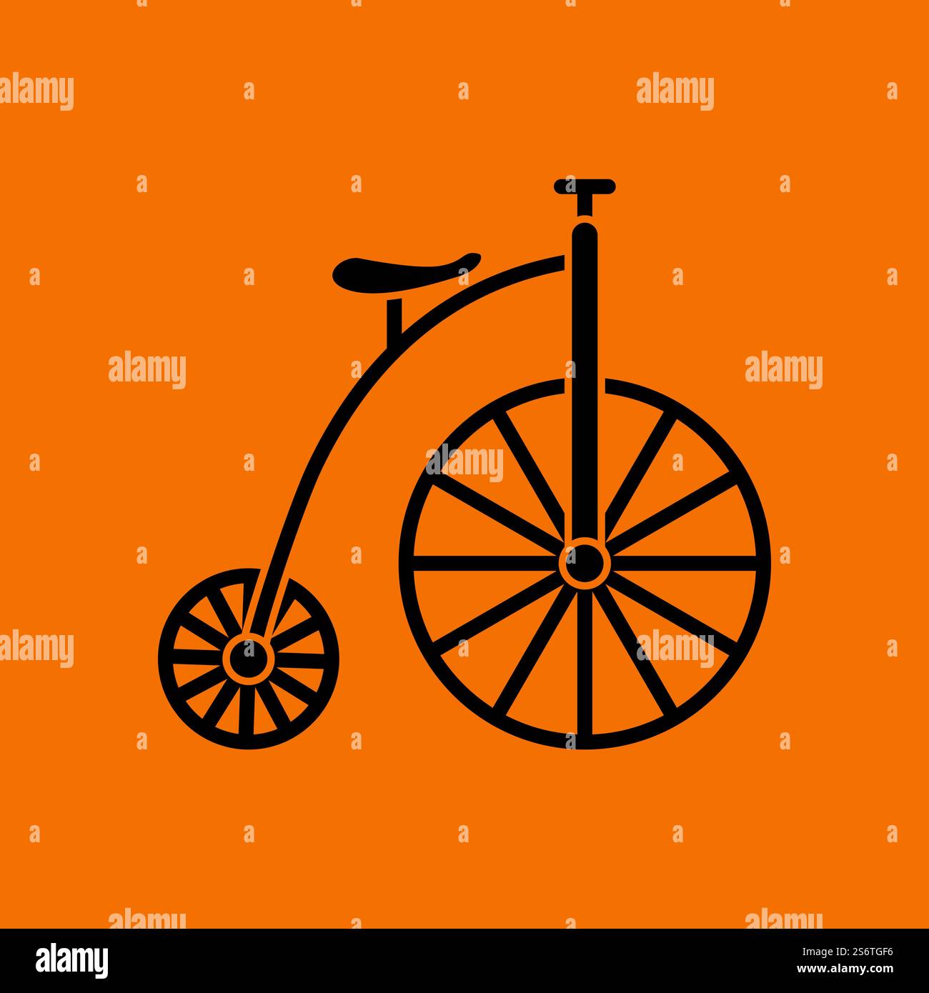 April Fool’s Day Icon. Black on Orange Background. Vector Illustration ...