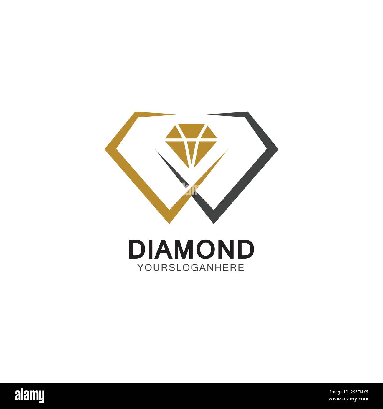 Diamond Logo Design Template. Vector illustration Stock Vector Image ...