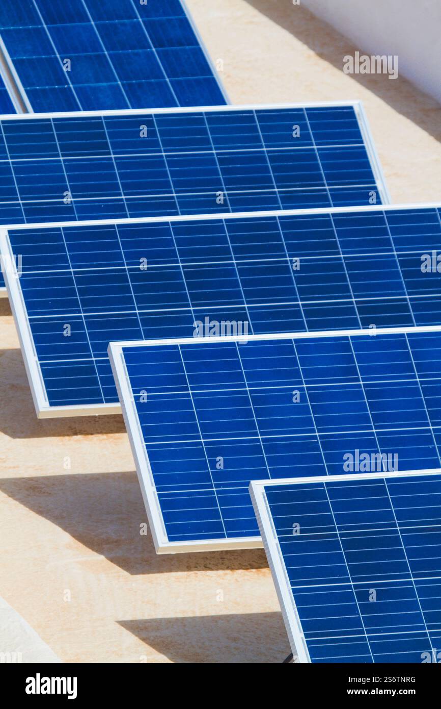 Spain solar energy house roof hi-res stock photography and images - Alamy