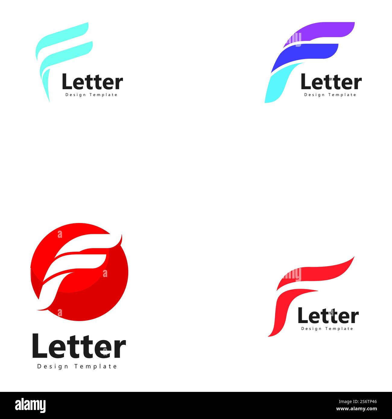 Letter F logo icon design template elements Stock Vector Image & Art ...