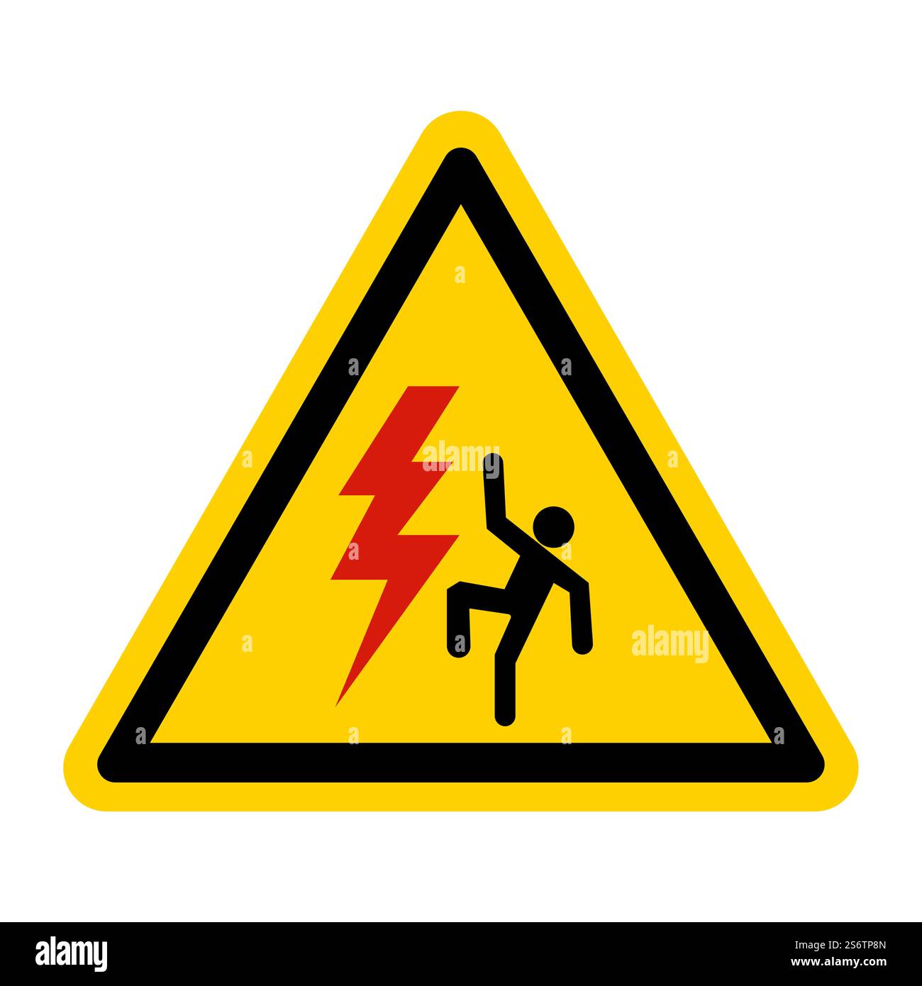 High Voltage Black Icon,High Voltage Overhead Isolated On White ...