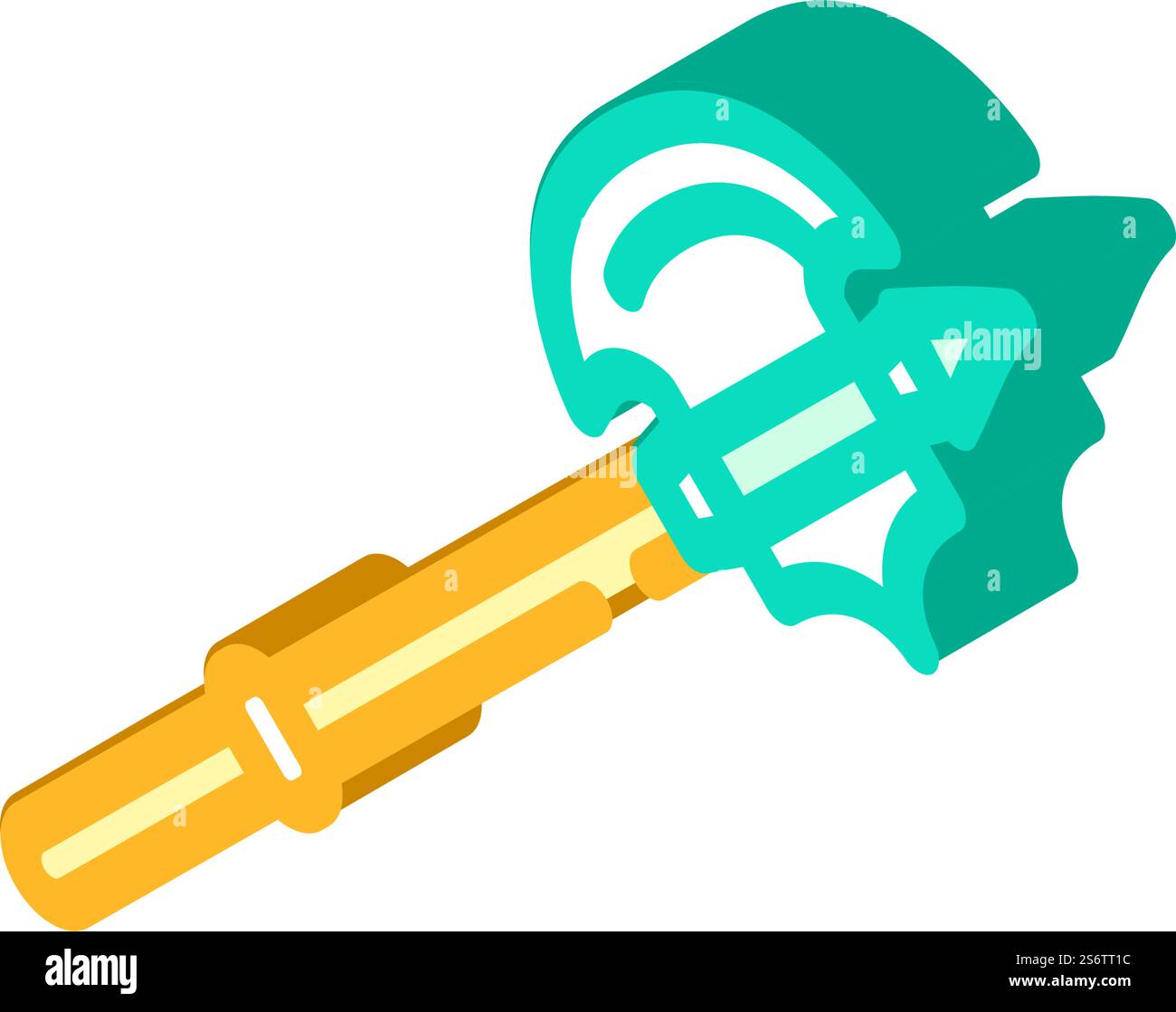 ax weapon isometric icon vector. ax weapon sign. isolated symbol ...