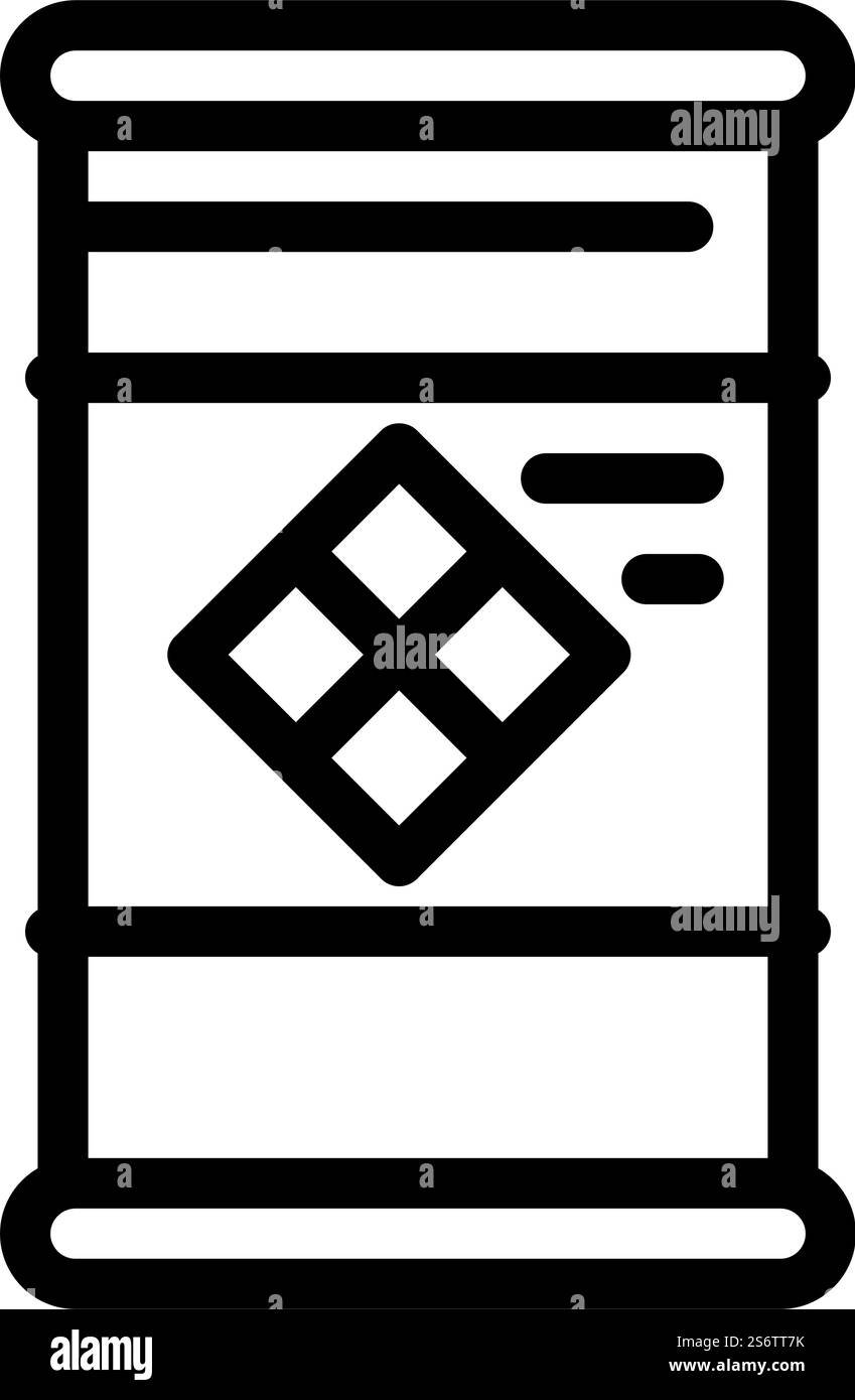 specialty chemicals in barrel line icon vector. specialty chemicals in ...