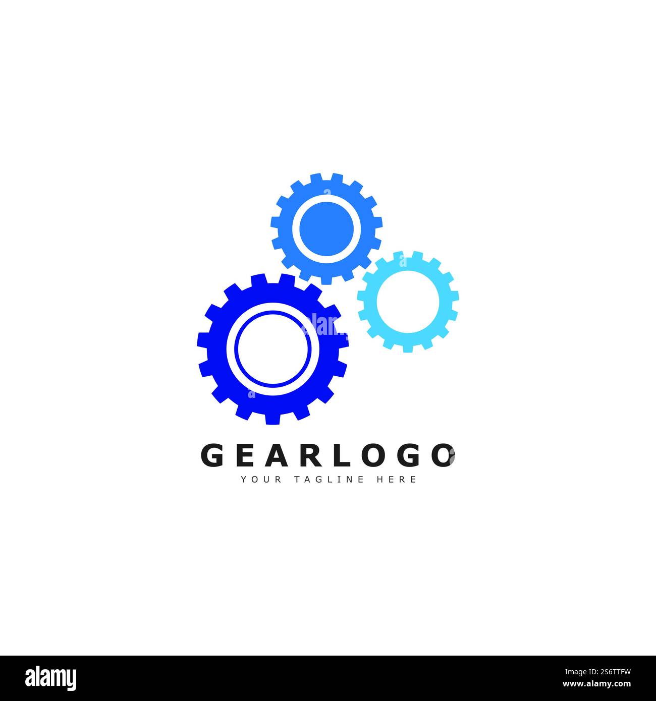 Gear logo design template illustration vector Stock Vector Image & Art ...