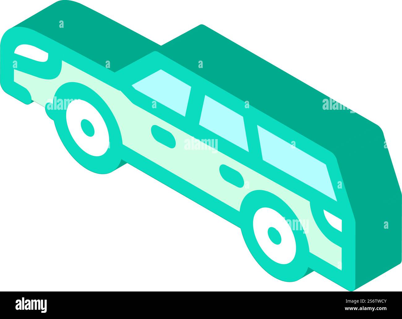 station wagon estate car isometric icon vector. station wagon estate