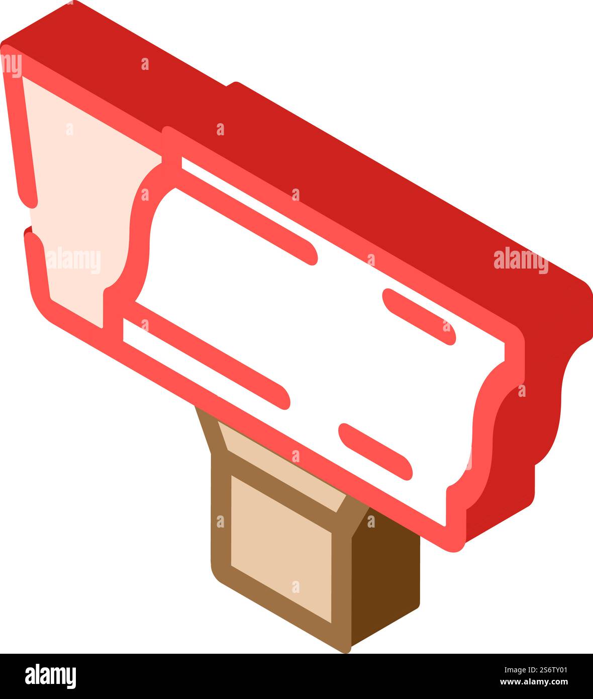 gutters and downspouts isometric icon vector. gutters and downspouts ...