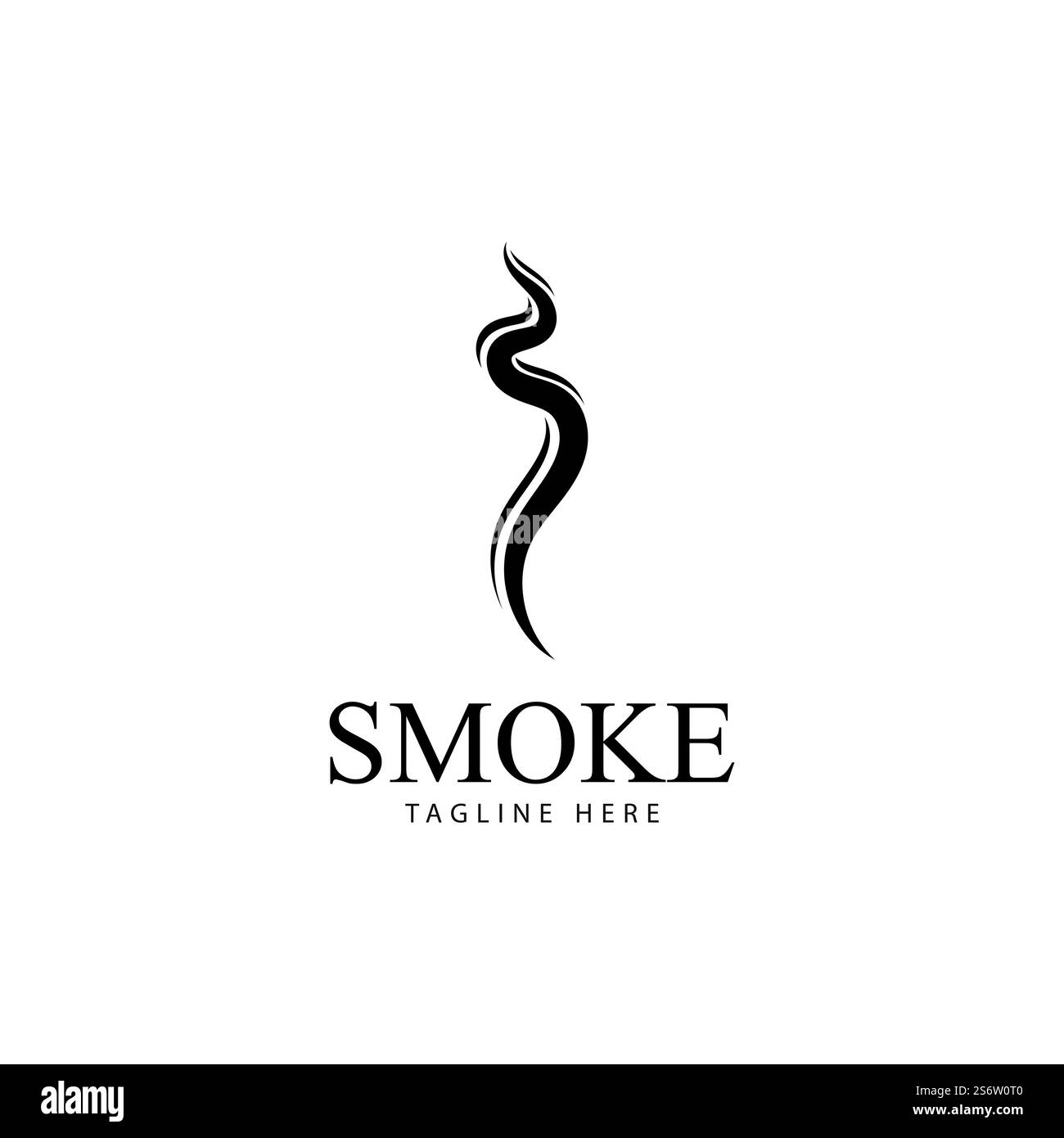 Smoke steam icon logo illustration isolated on white background Aroma ...