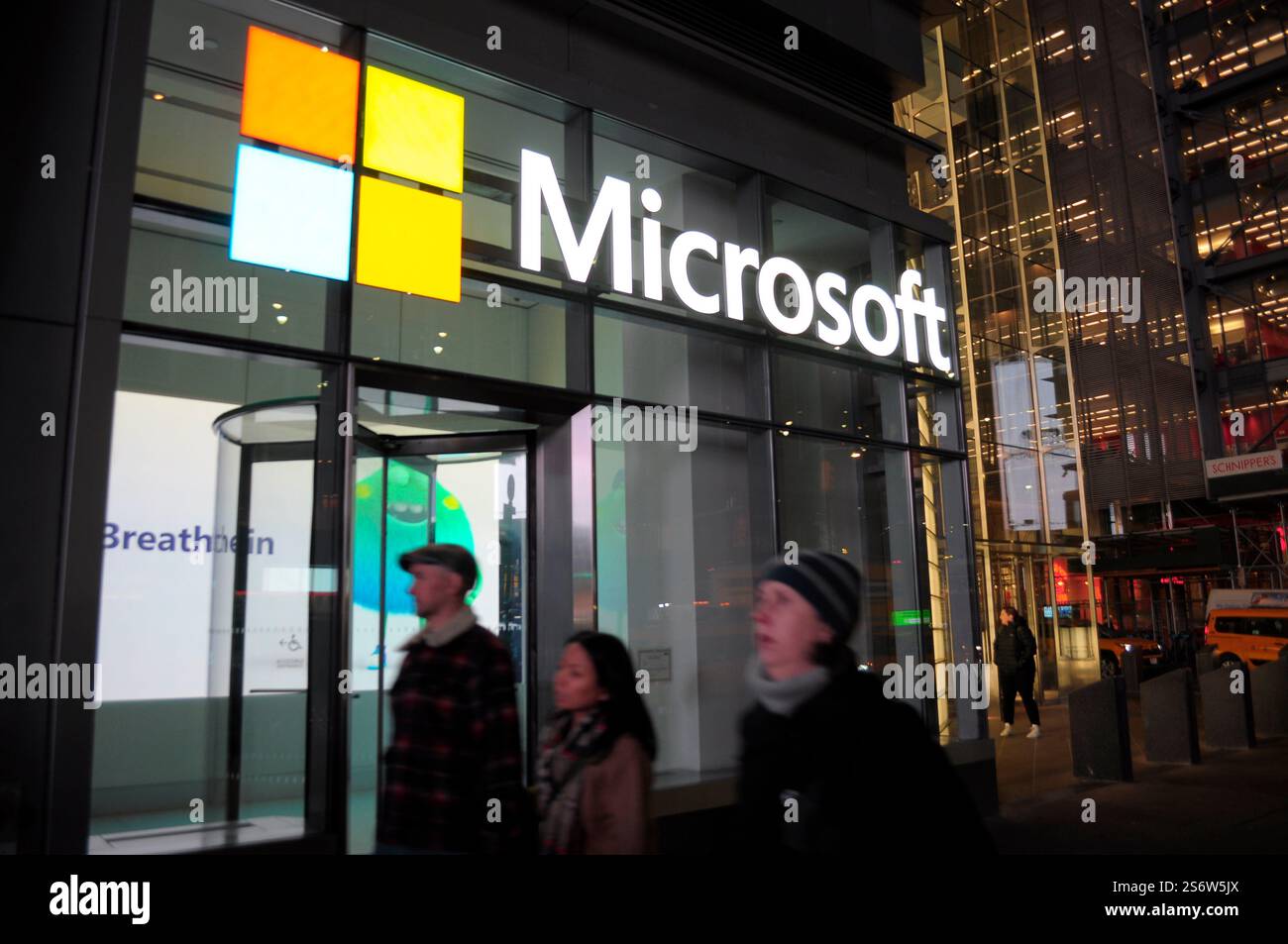 New York, United States. 16th Jan, 2025. A Microsoft office is seen in