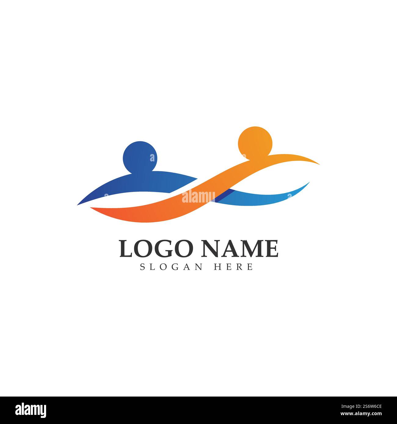 infinity people care logo and symbol template Stock Vector Image & Art ...