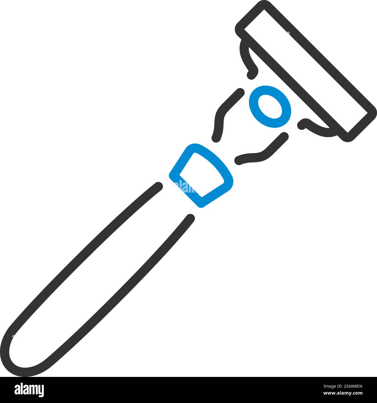 Safety Razor Icon. Editable Bold Outline With Color Fill Design. Vector ...