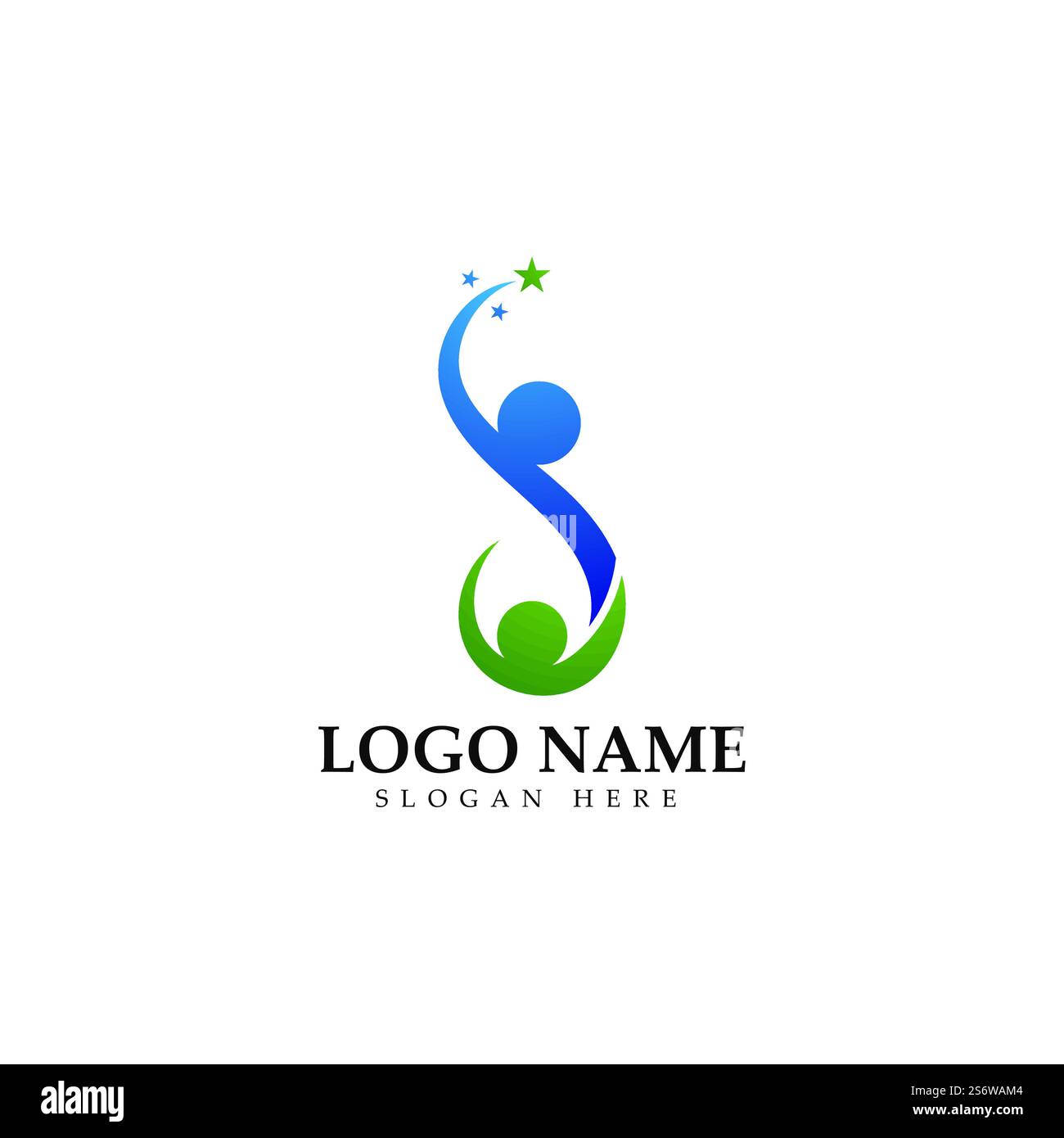 infinity people care logo and symbol template Stock Vector Image & Art ...