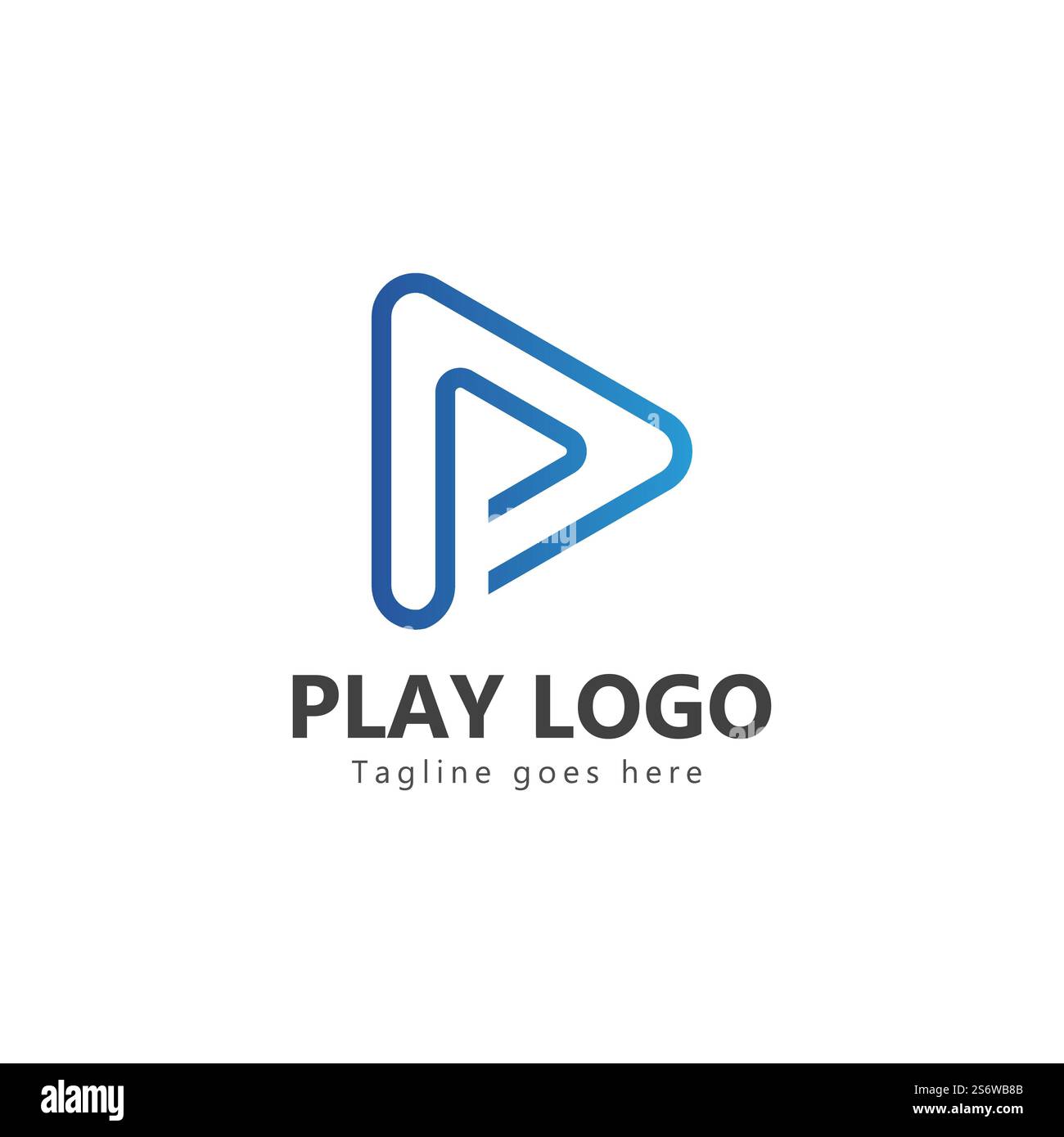 play logo vector template design Stock Vector Image & Art - Alamy