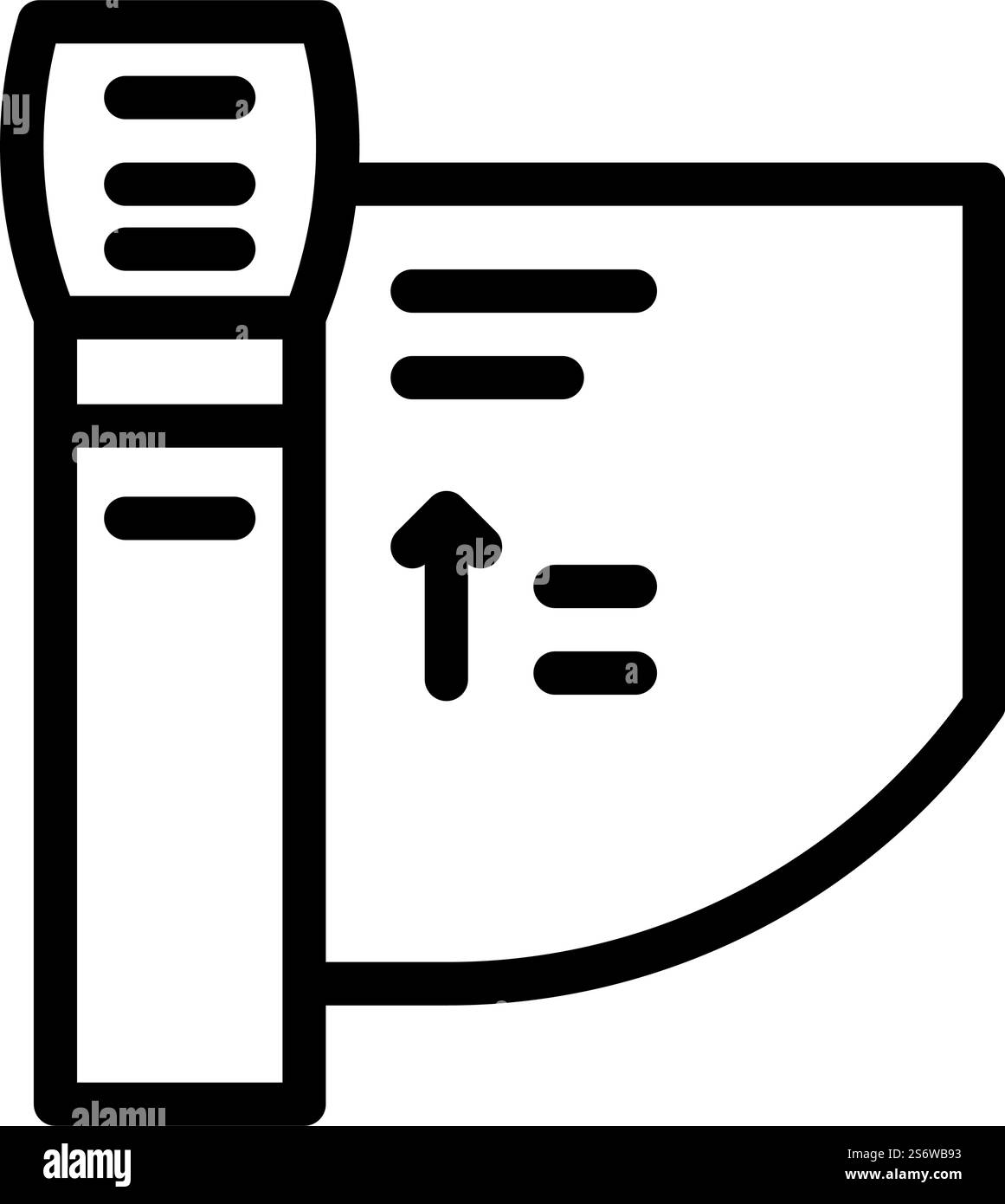 Technology turnstile icon outline Black and White Stock Photos & Images ...