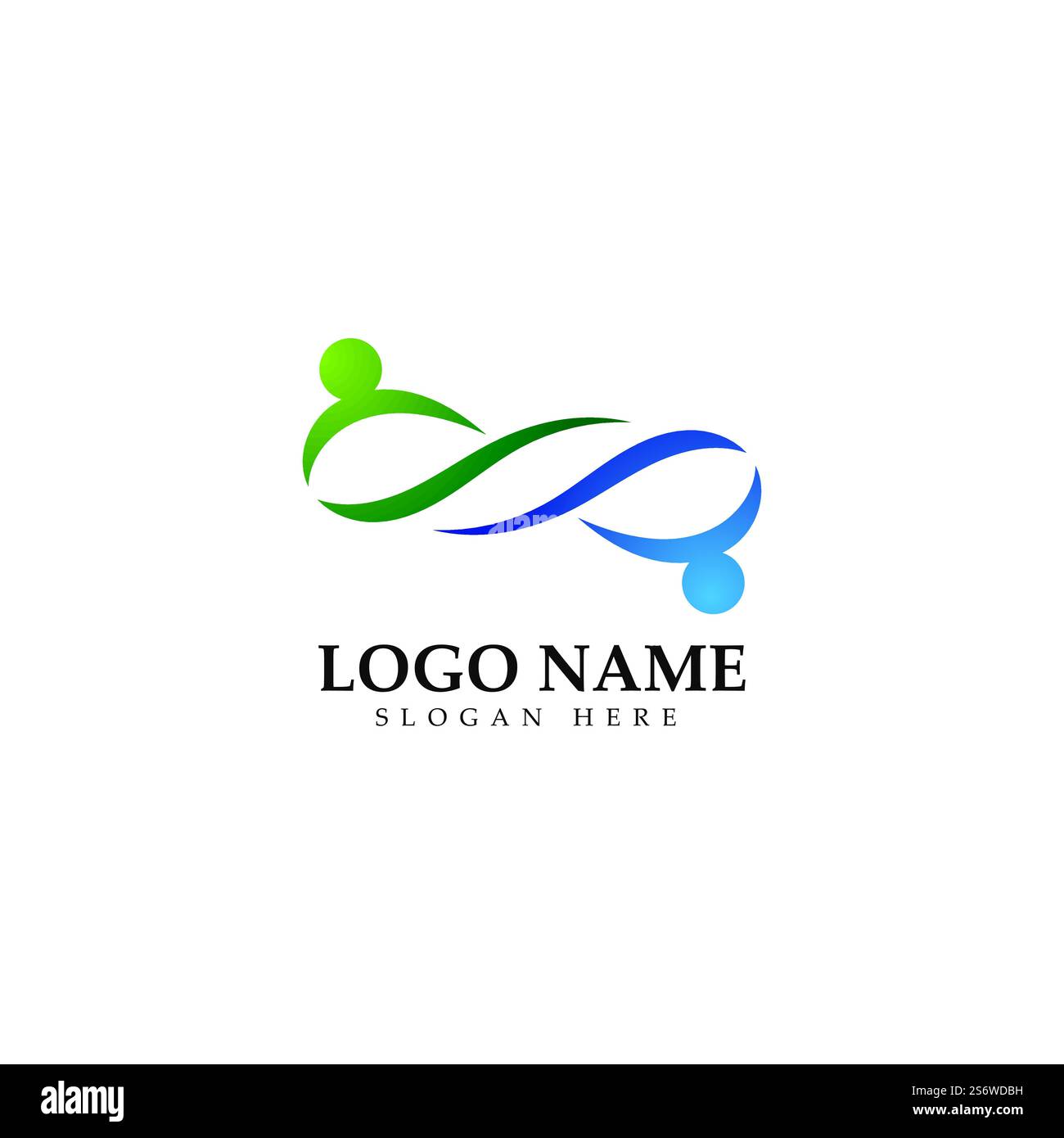 infinity people care logo and symbol template Stock Vector Image & Art ...