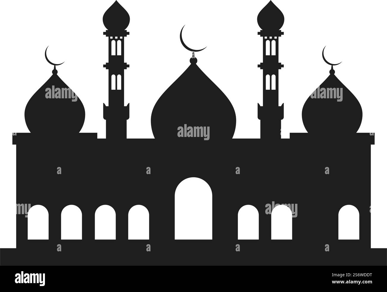 Islamic wallpaper, Mosque icon vector template Stock Vector Image & Art ...