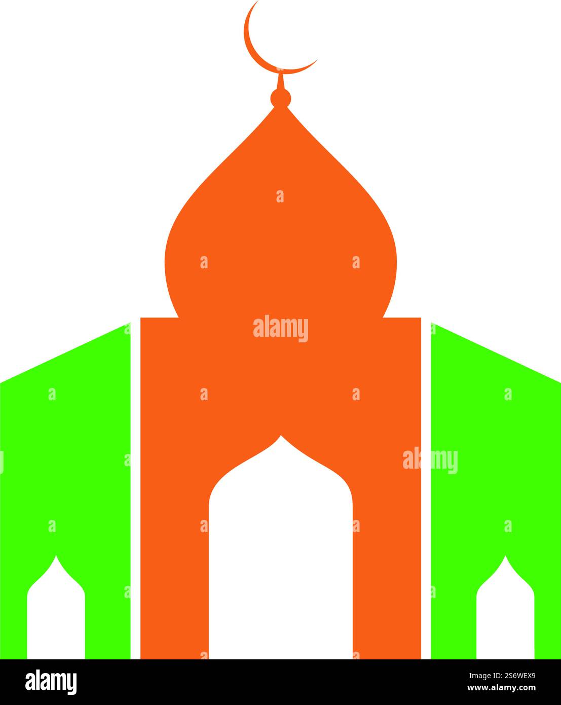 Islamic wallpaper, Mosque icon vector template Stock Vector Image & Art ...