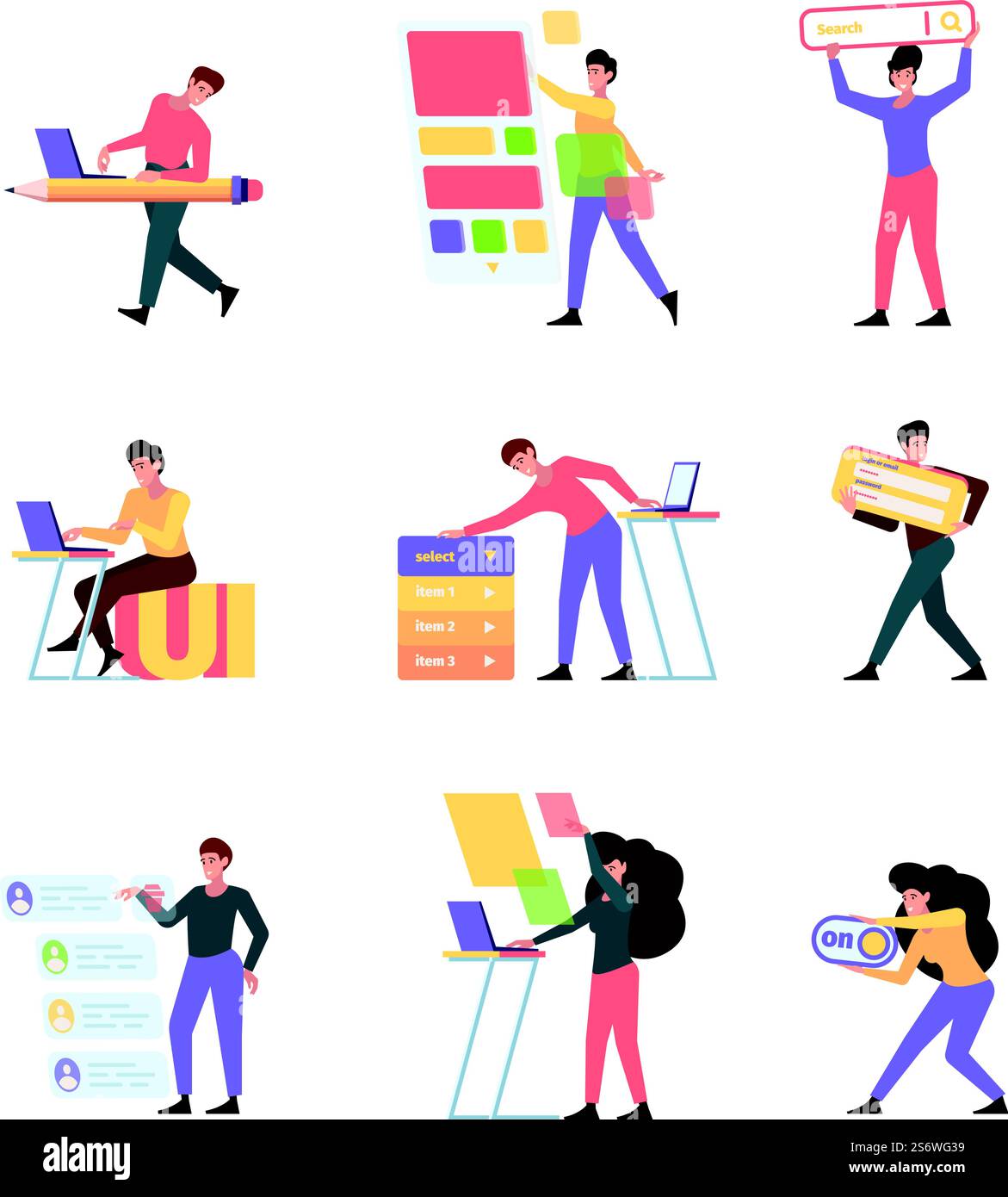 Artists frames Stock Vector Images - Alamy