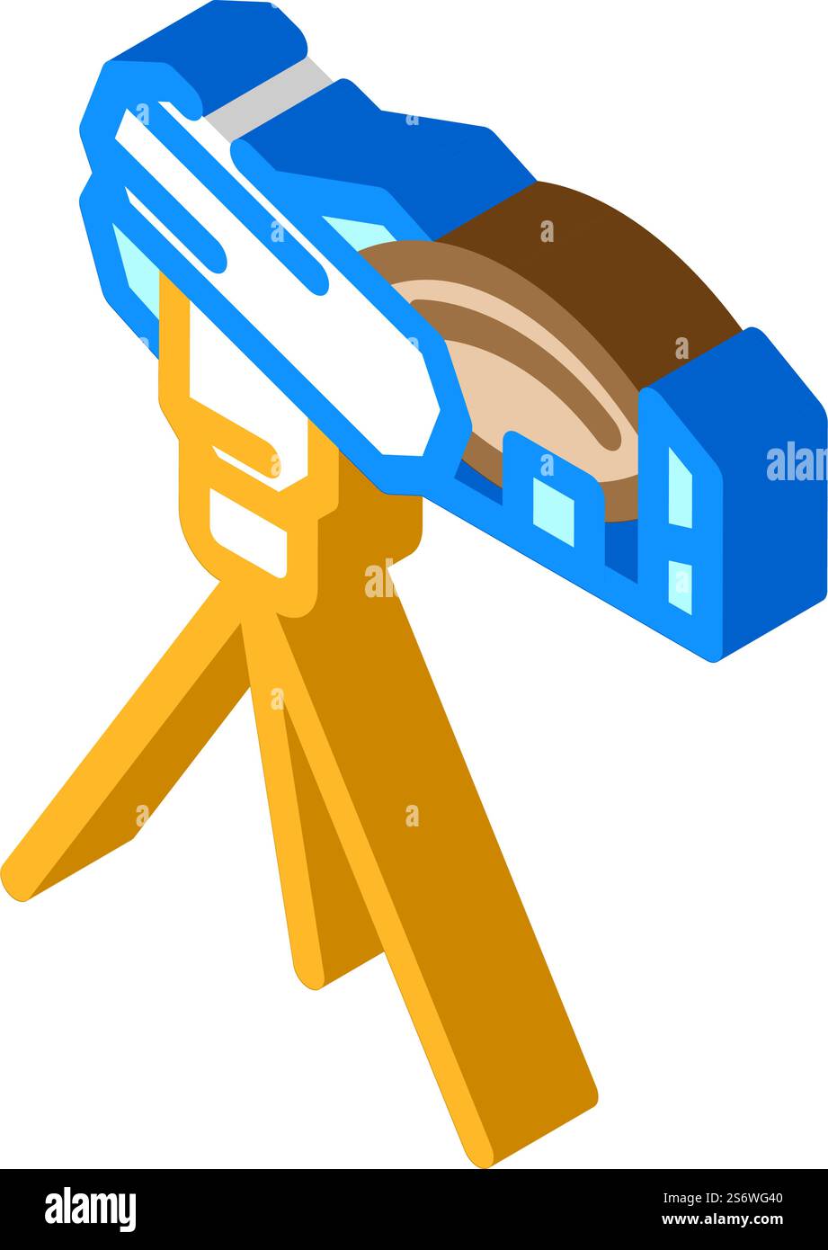 ball throwing apparatus isometric icon vector. ball throwing apparatus ...