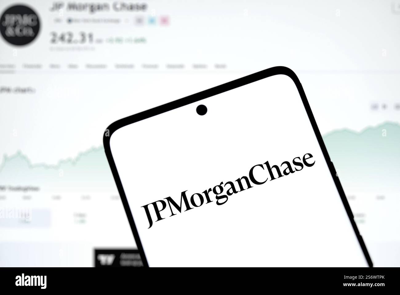 JPMorganChase logo is displayed on smartphone Stock Photo - Alamy