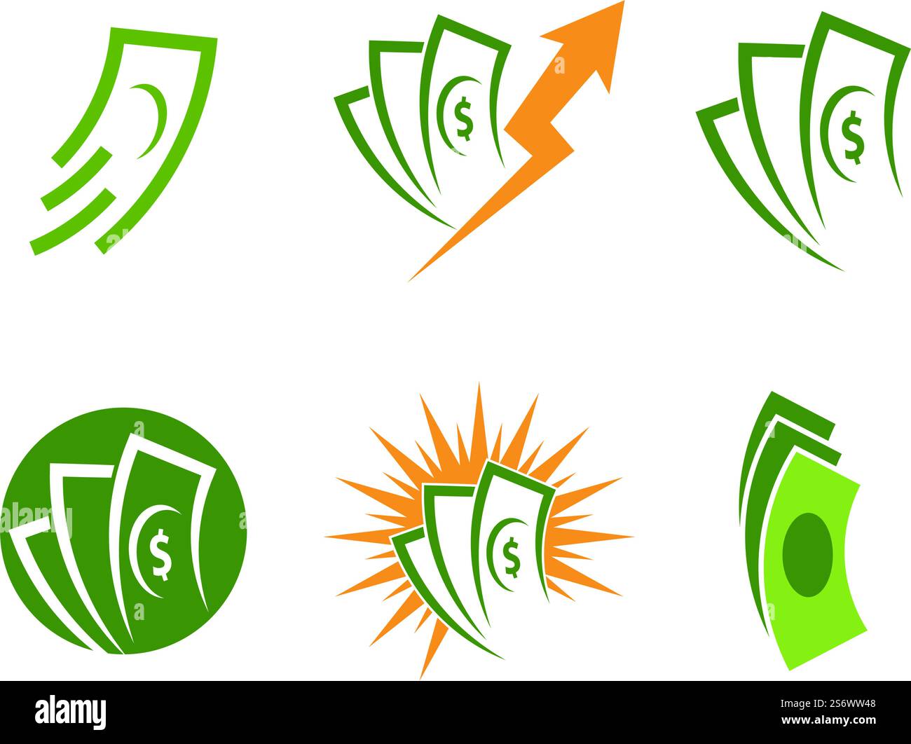 Money dollar vector logo icon flat design Stock Vector Image & Art - Alamy