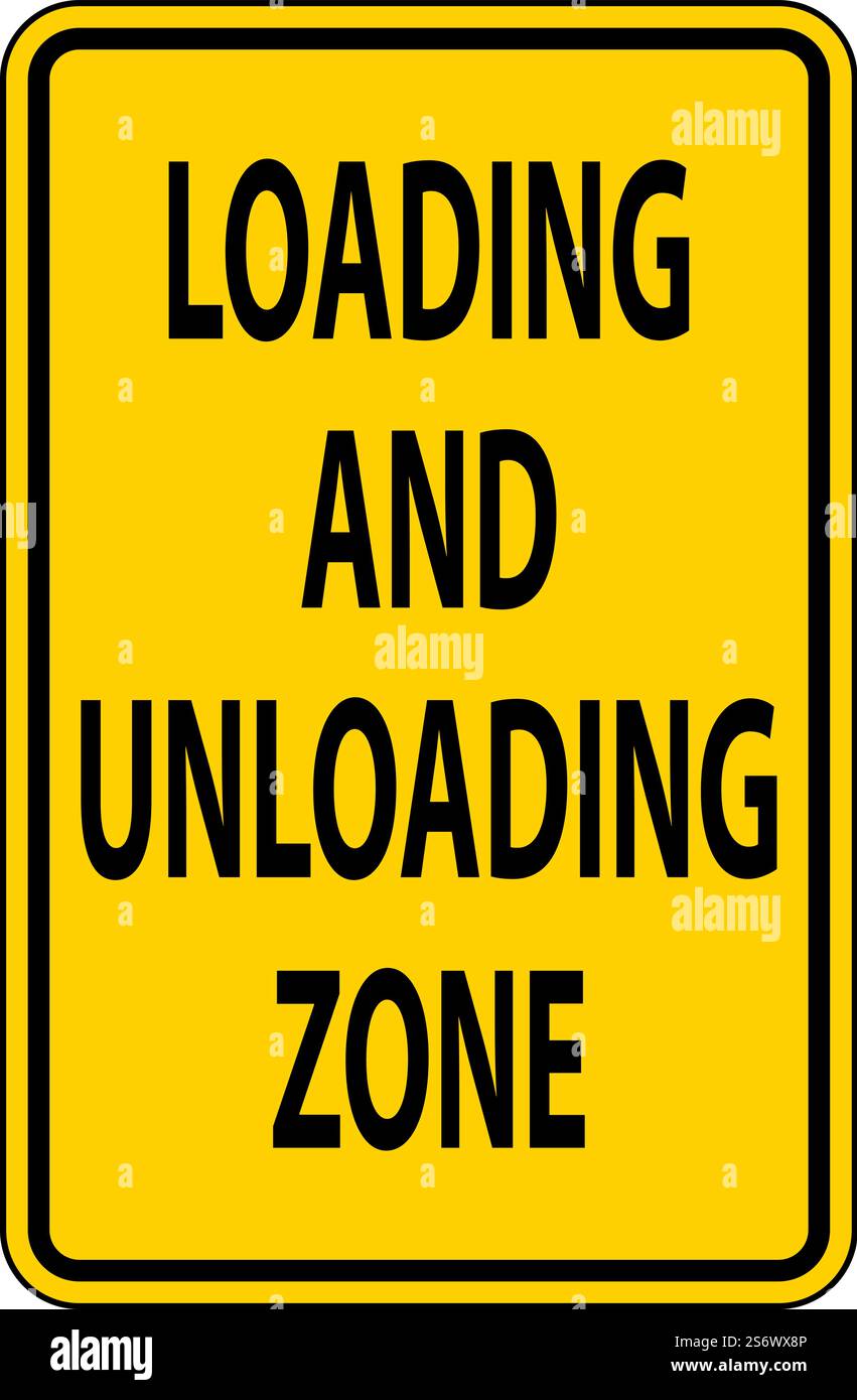 Yellow crane unloading cargo Stock Vector Images - Alamy