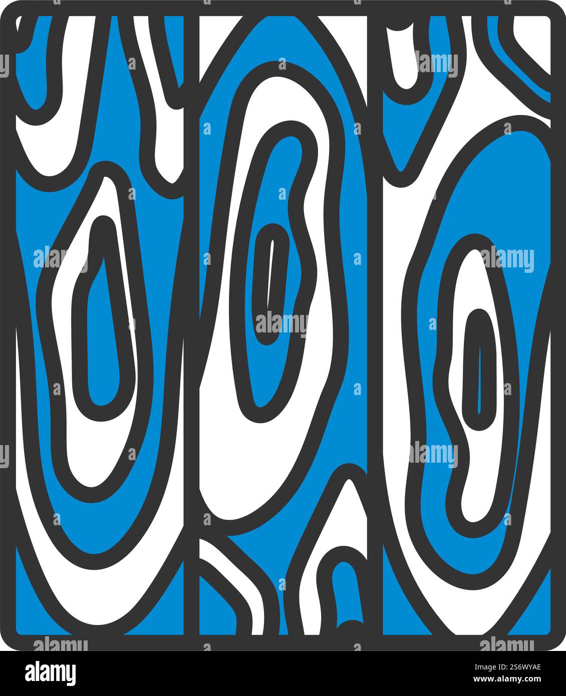 Icon Of Parquet Plank Pattern. Editable Bold Outline With Color Fill ...