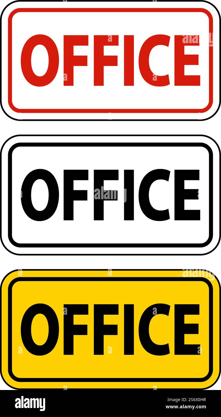Front office text on Stock Vector Images - Alamy