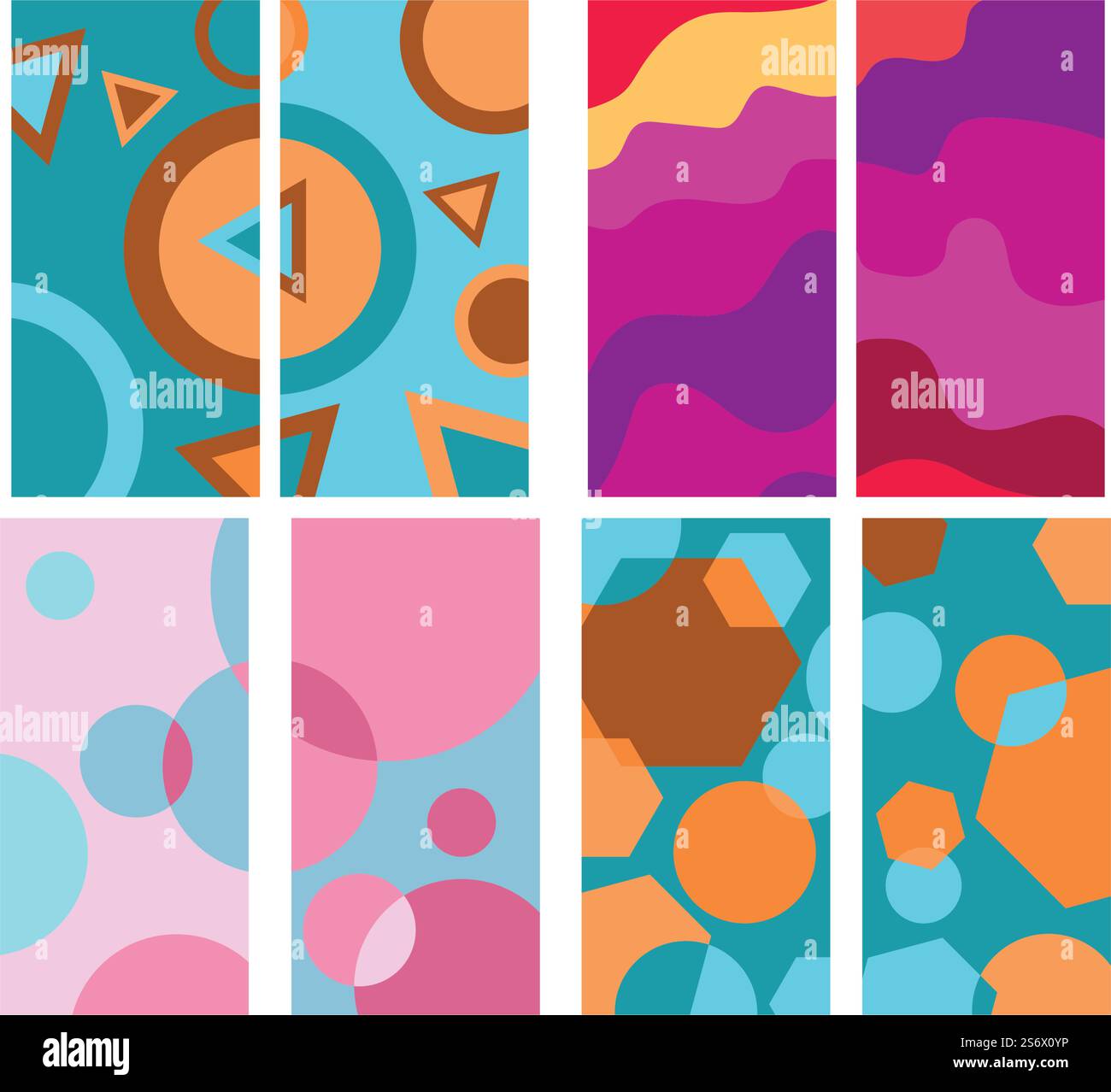 Abstract shape background frame vector design template Stock Vector ...