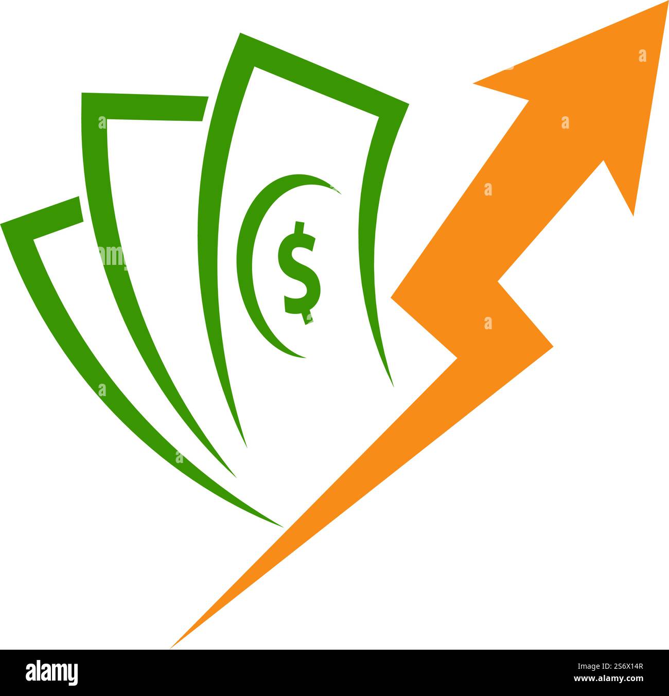 Money dollar vector logo icon flat design Stock Vector Image & Art - Alamy