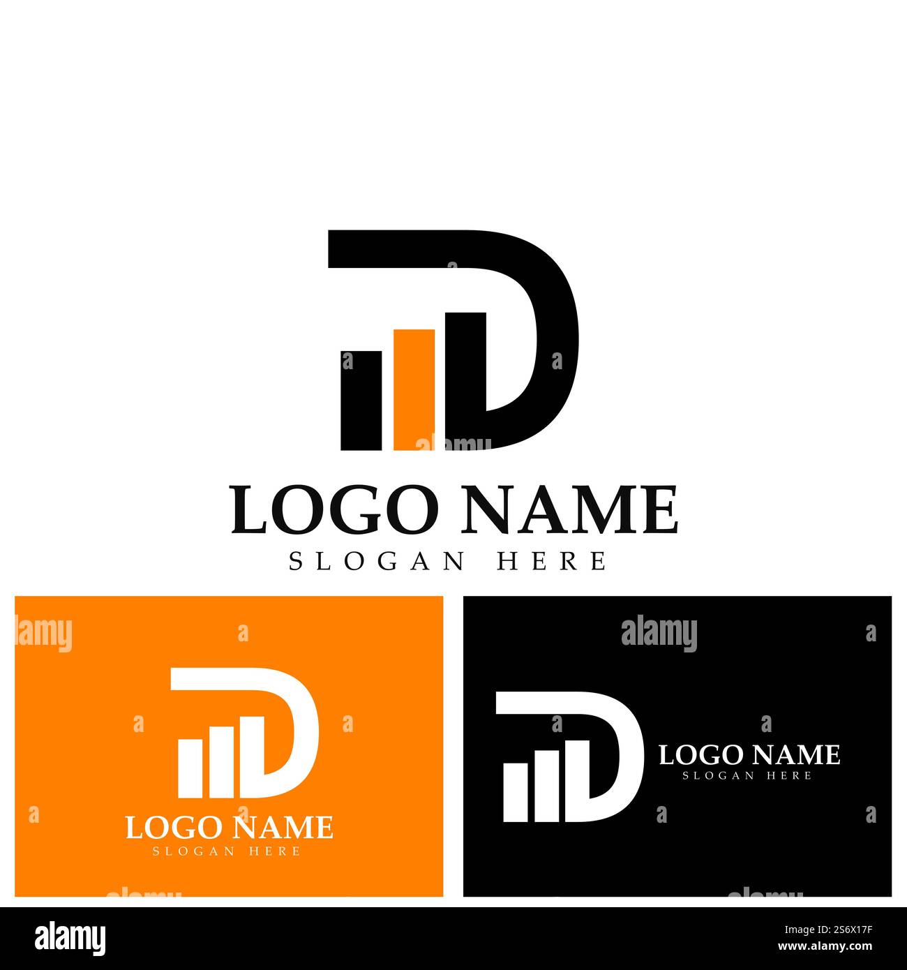 Letter D logo icon design template elements Stock Vector Image & Art ...