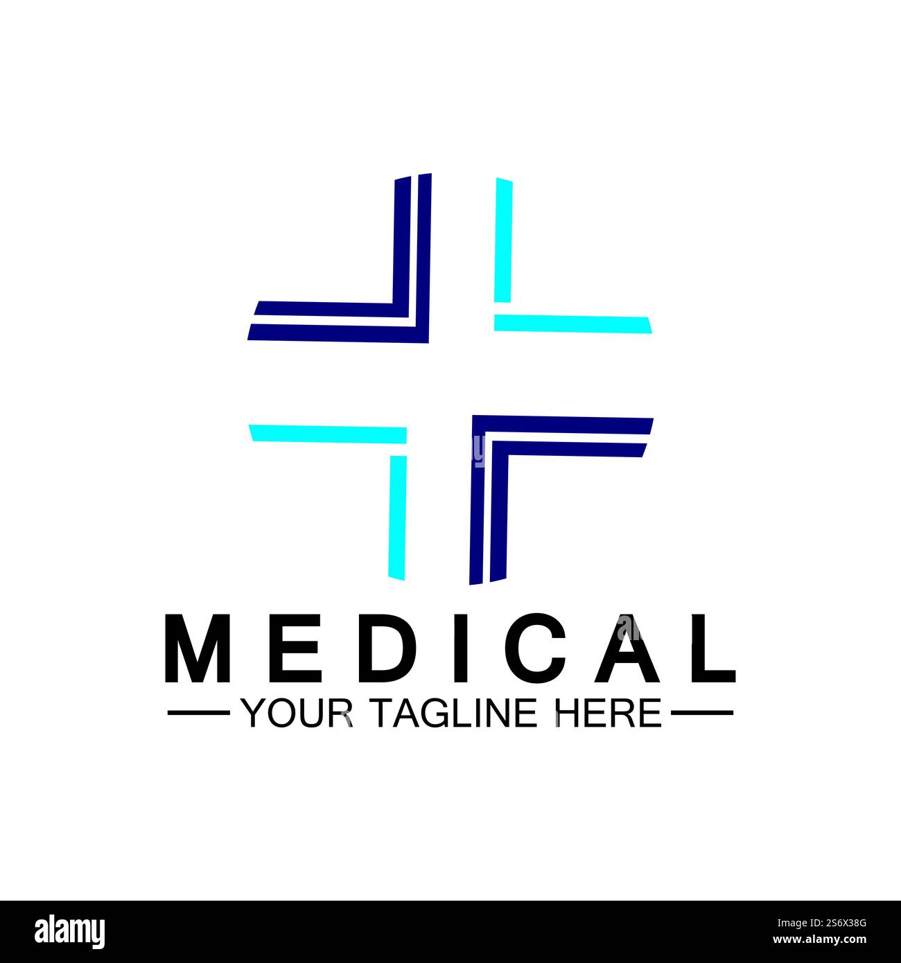 Medical Cross and Health Pharmacy Logo Vector Template Stock Vector ...